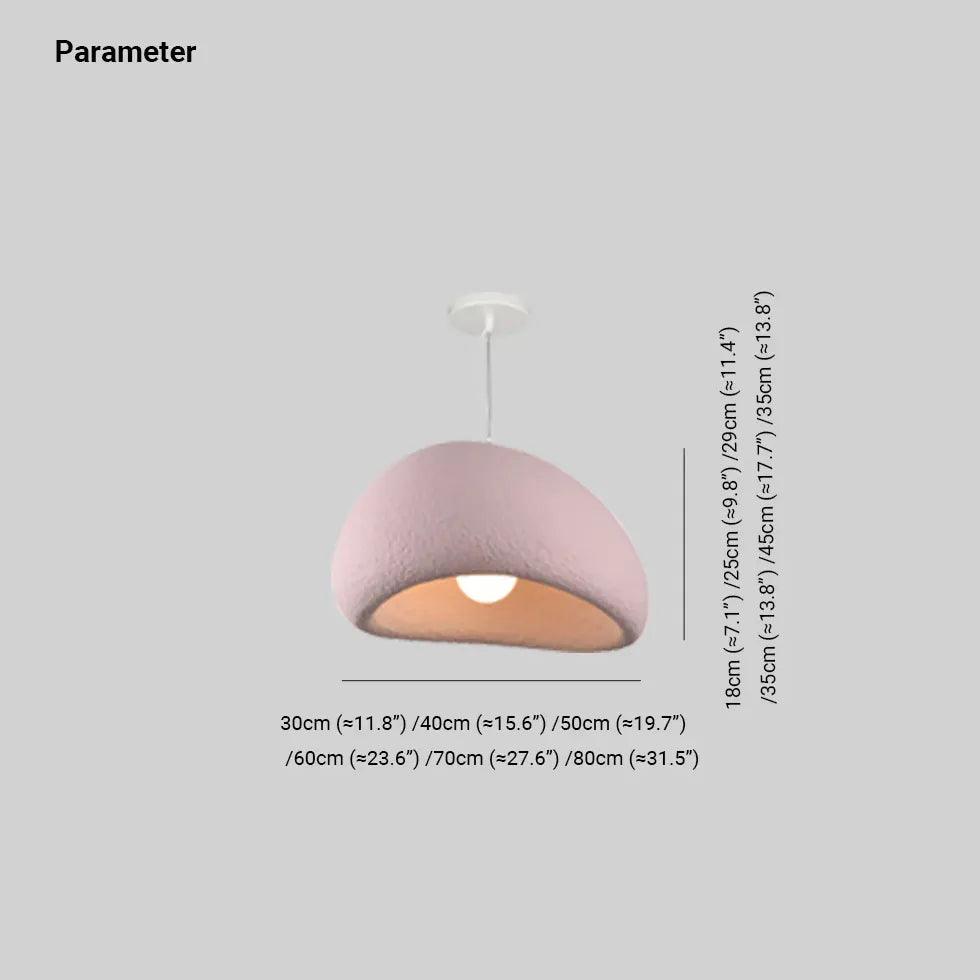 Modern LED Pendant Light with Streamlined Stone Design - Perfect for Kitchen Island, Dining Room & Living Room Lighting