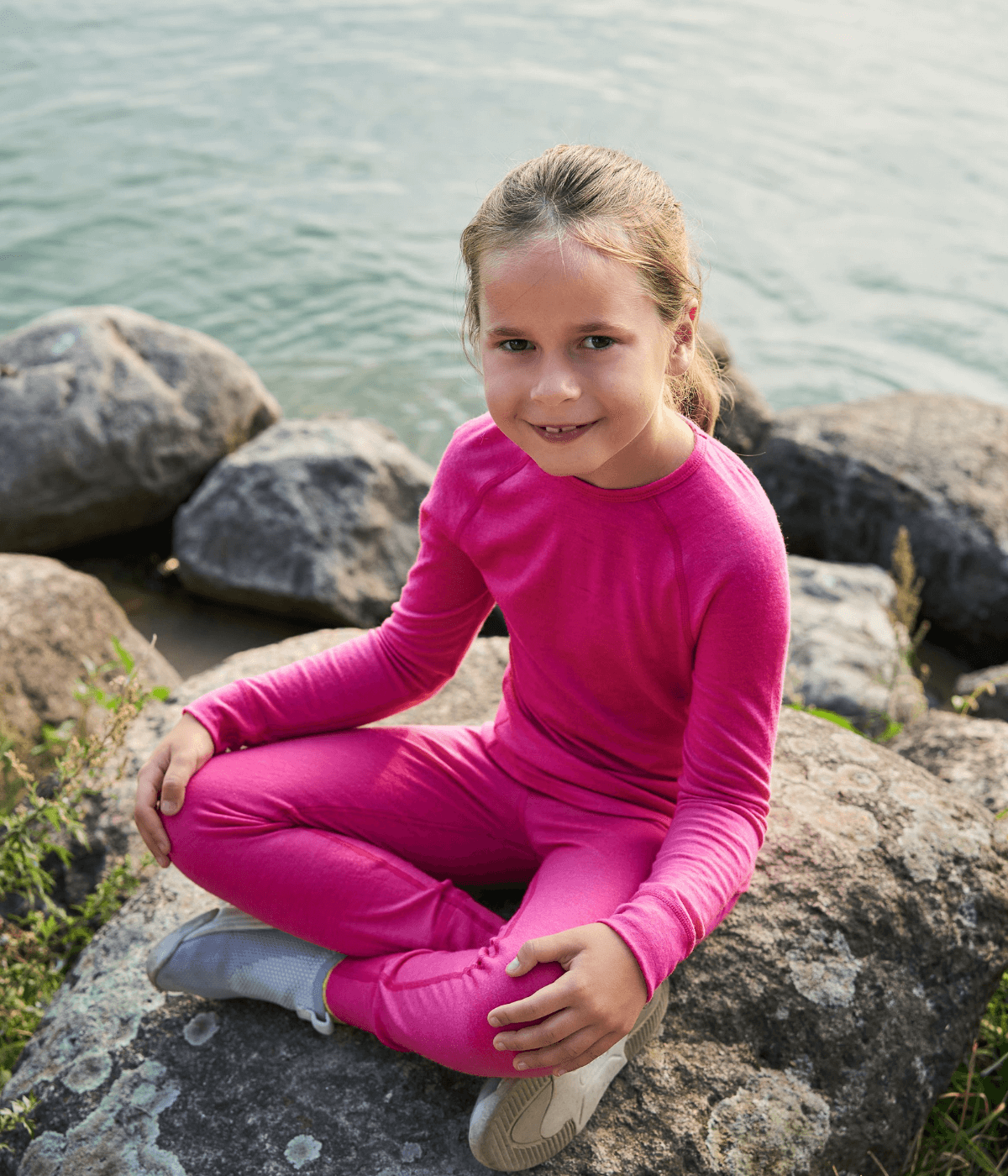 Kids' Merino Xtreme Thermal Long Sleeve Shirt - Warm Winter Base Layer for Outdoor Activities & Skiing