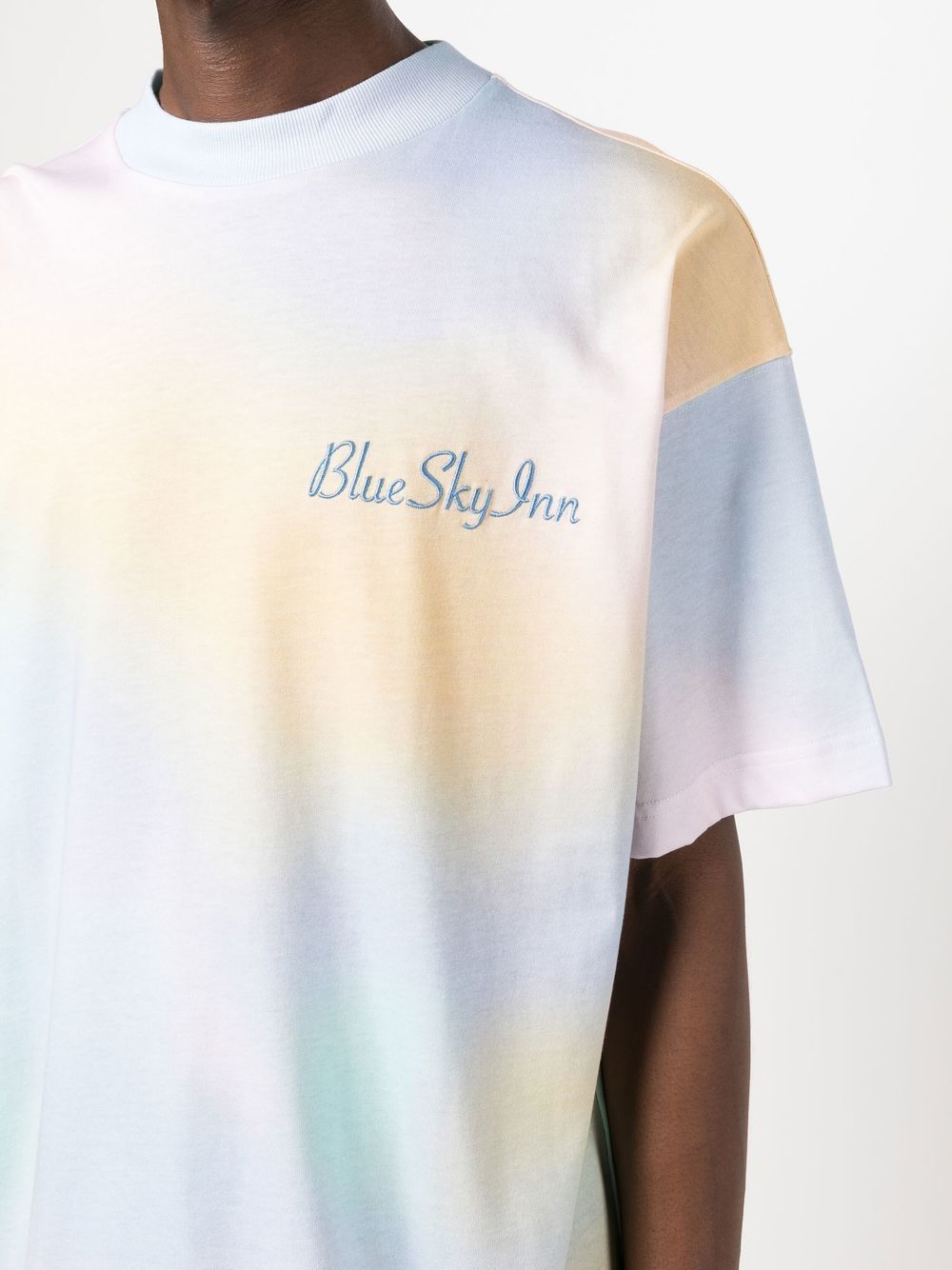 BLUE SKY INN Premium Cotton T-Shirts & Polo Shirts for Men - Classic White Crew Neck Casual Tees - Perfect for Everyday Wear, Office & Weekend Outings