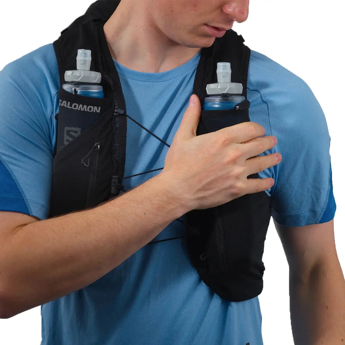 Unisex Salomon Advanced Skin 12 Set Hydration Vest - Lightweight Running Backpack for Trail Runners & Hikers - Perfect for Long-Distance Running, Marathon Training & Outdoor Adventures