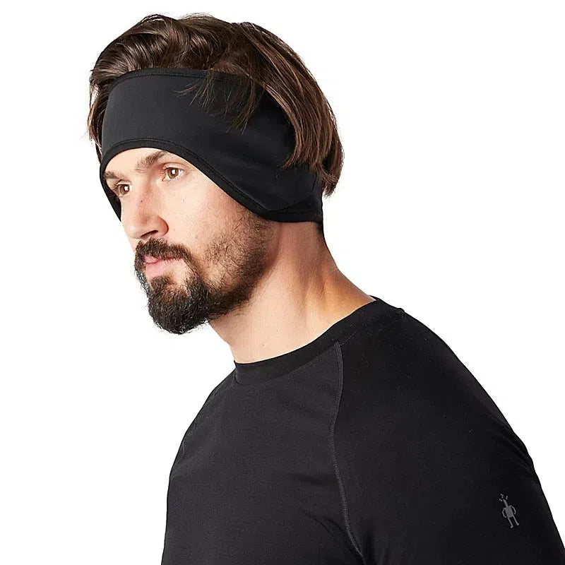 Smartwool Unisex Windproof Fleece Headband for Running, Hiking & Outdoor Activities - Warm & Breathable Winter Accessory