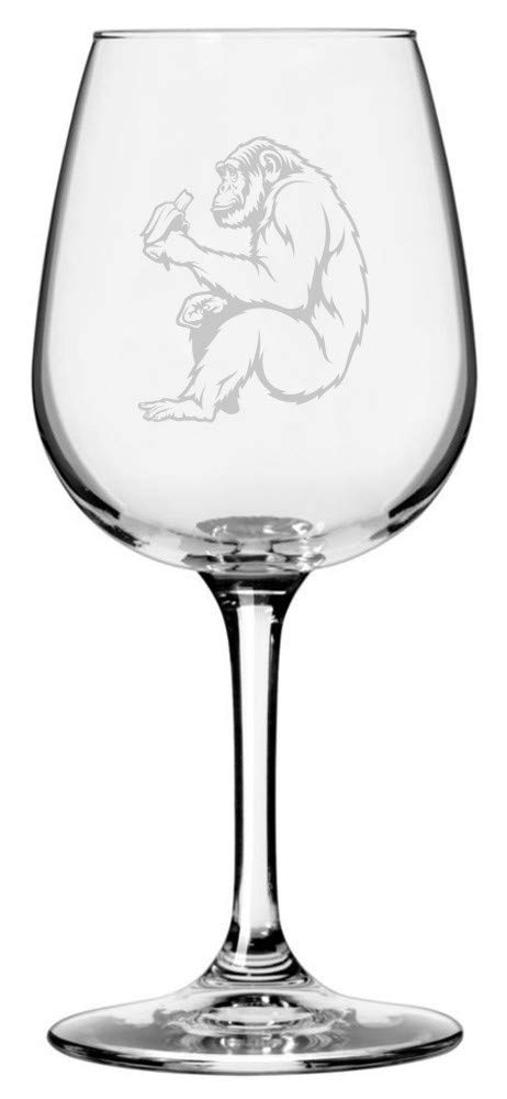 Chimpanzee Wine Glass 12.75oz - Zoo Animal Themed for Parties & Gifts