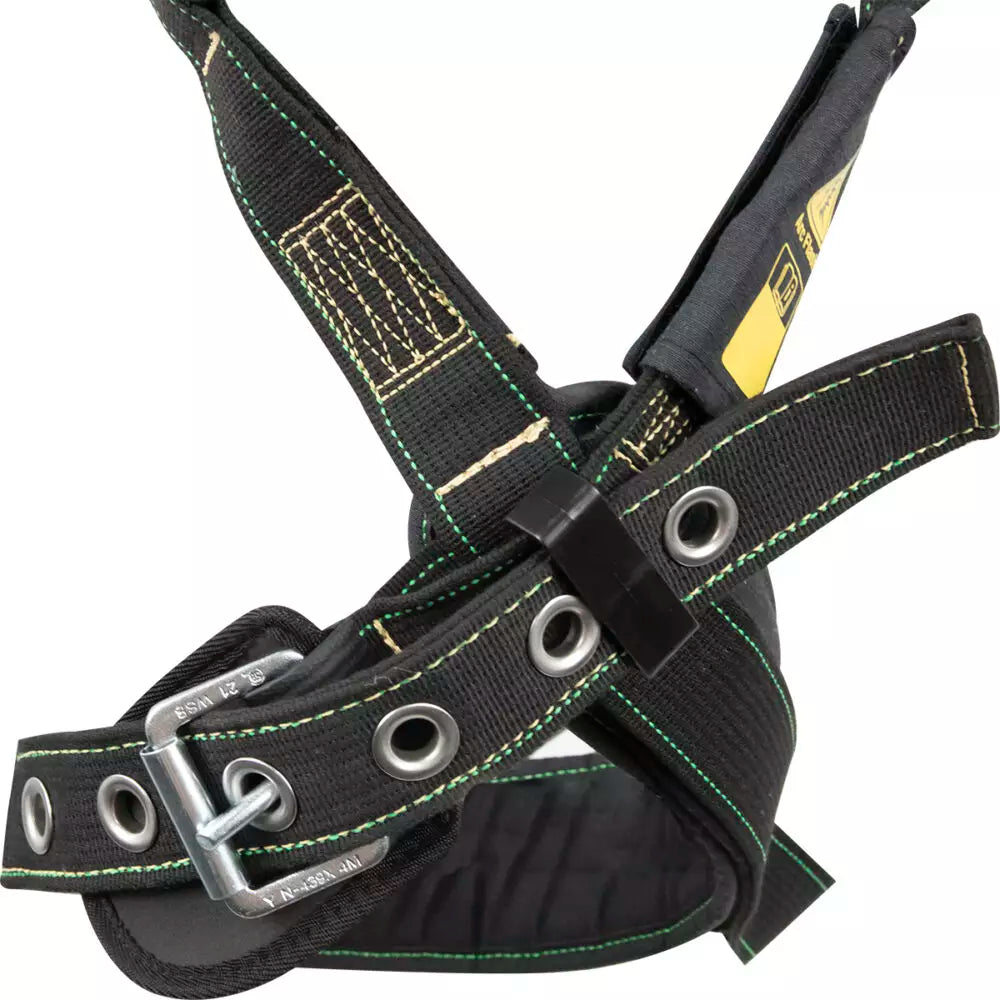 Arc Flash Full Body Harness with DE 1D, DE MB Chest & TB Legs - OSHA Compliant Safety Gear for Electrical Workers | Perfect for Utility Maintenance & Industrial Protection