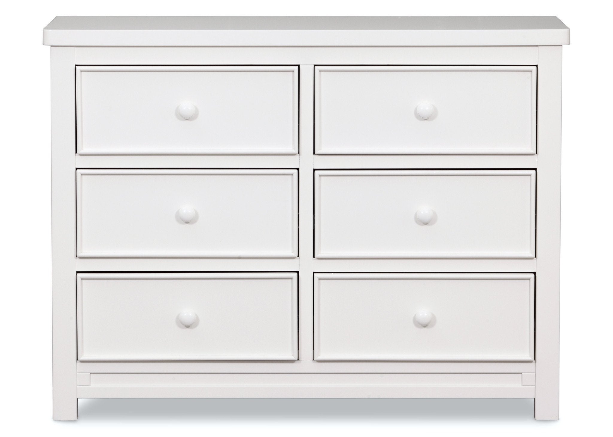 Bennington Sleigh 6 Drawer Dresser - Solid Wood Bedroom Chest of Drawers for Storage | Perfect for Master Bedroom, Guest Room & Nursery Organization