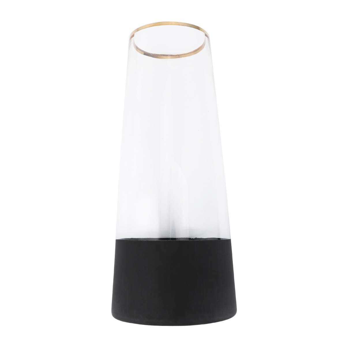 DOITOOL T-Shaped Glass Flower Vase - Elegant Transparent Flower Holder for Home Decor, Wedding Centerpieces, and Luxury Tabletop Arrangements