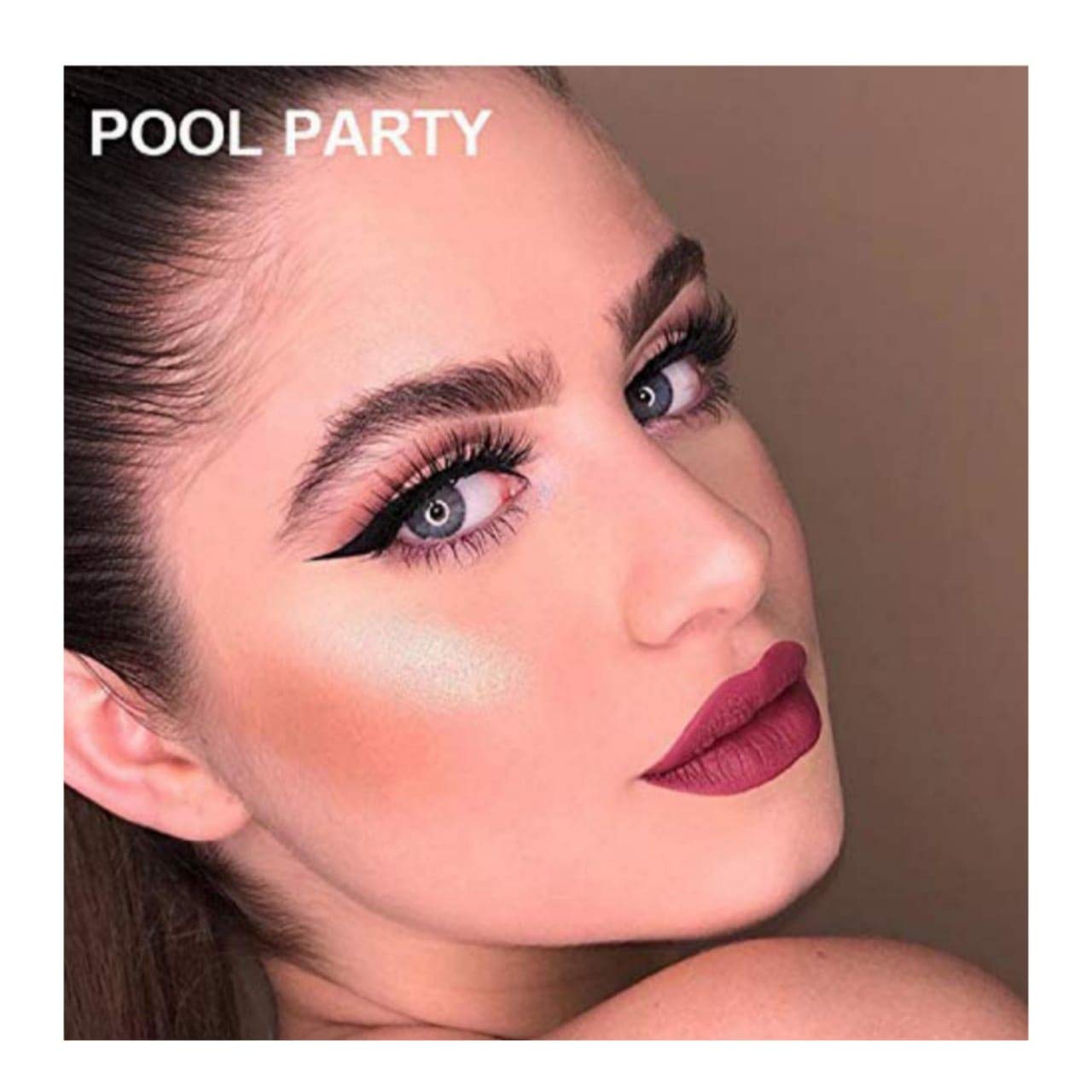 Waterproof Professional Makeup Combo Kit - Eyeliner, Mascara, Eyebrow Pencil & Foundation (4-Piece Set) | Long-Lasting Cosmetics for Party, Wedding, Swimming & Everyday Wear