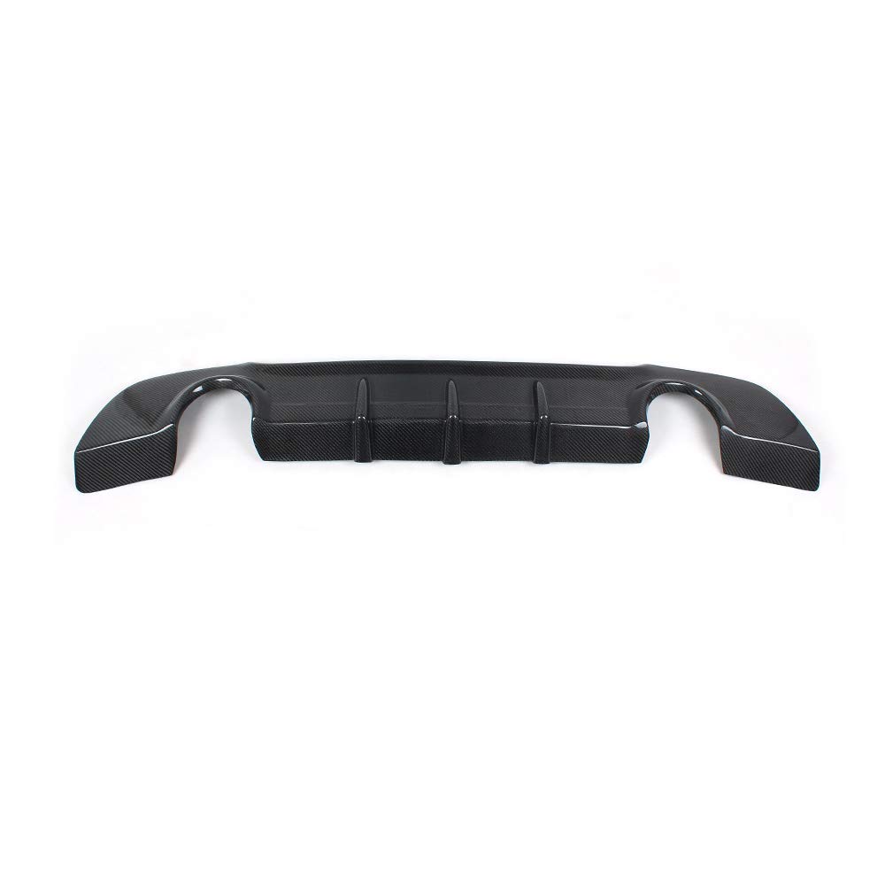 IKON MOTORSPORTS Rear Diffuser for 2007-2013 BMW E92 E93 3 Series Coupe/Convertible | MP Style Carbon Fiber Rear Bumper Lip Spoiler Wing | 2008-2012 Models | Upgrade Your Ride for Sporty Look & Performance