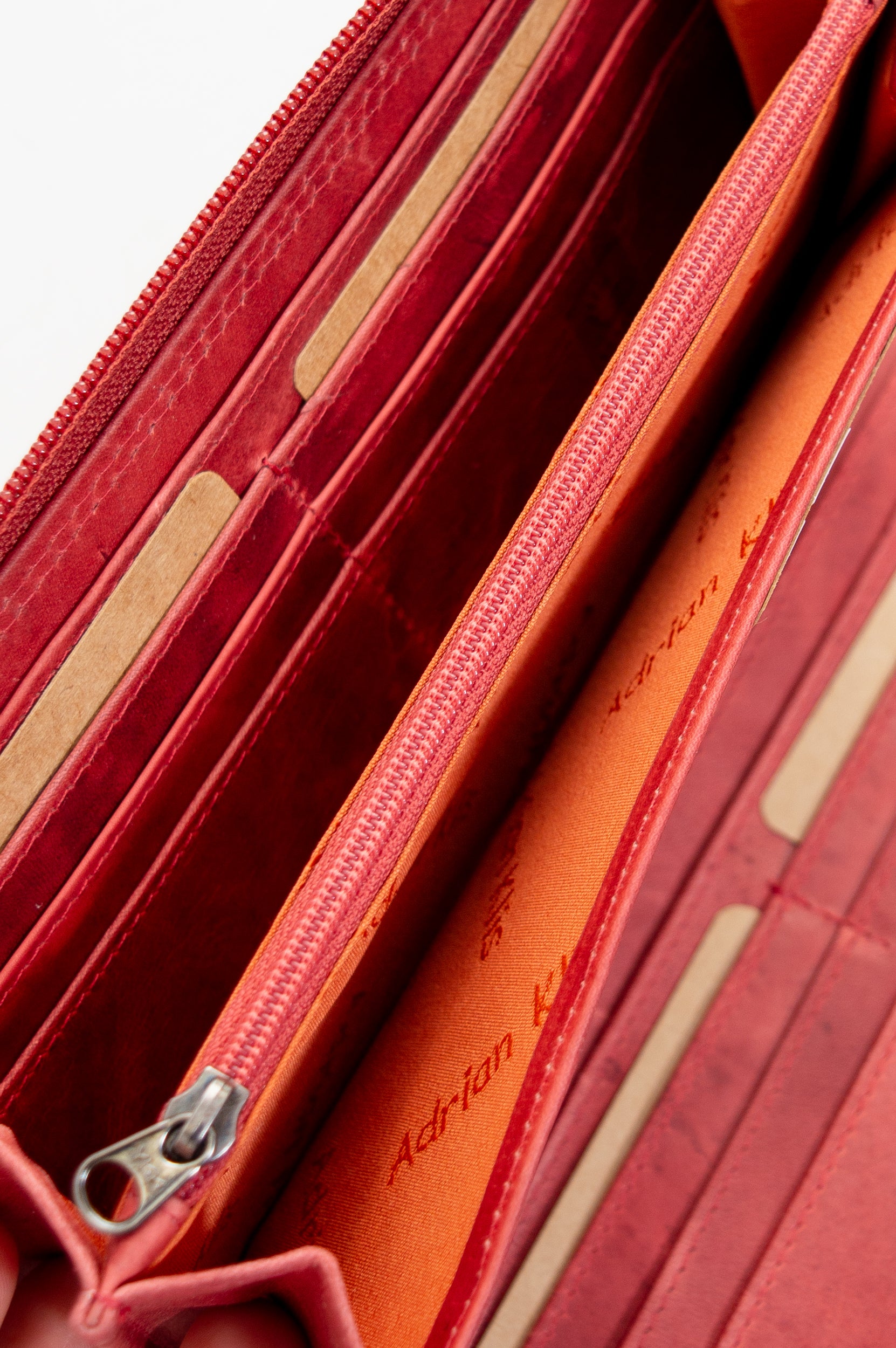 Premium Adrian Klis 195 Buffalo Leather Wallet in Red - Stylish RFID Blocking Bifold Wallet for Men, Perfect Gift for Dad, Husband & Business Professionals