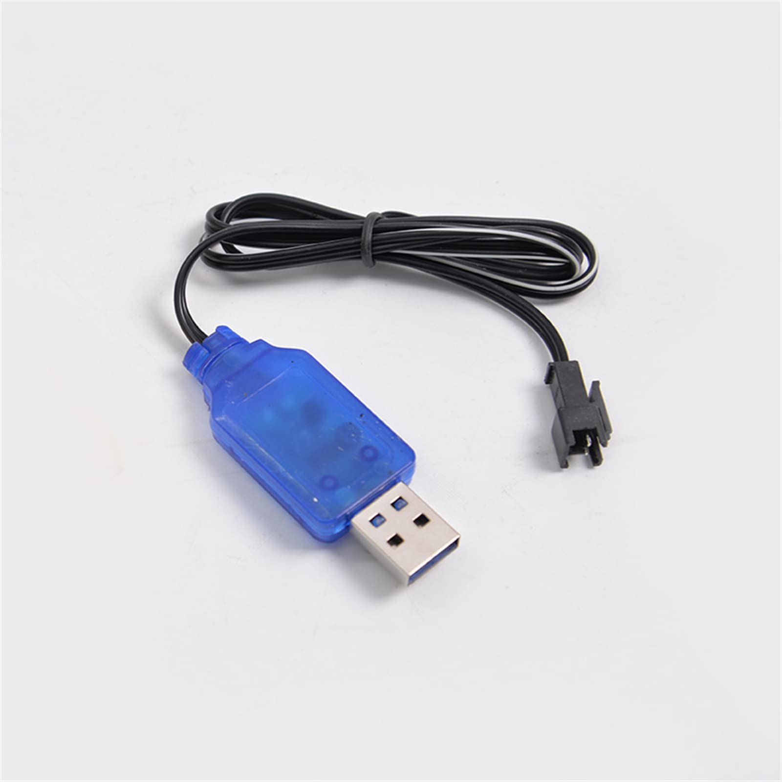 6V USB RC Battery Charger with SM Plug - 4 Pack - Fast Charging for 1/10 RC Cars, Toys, Drones - Perfect for Hobbyists & Remote Control Enthusiasts