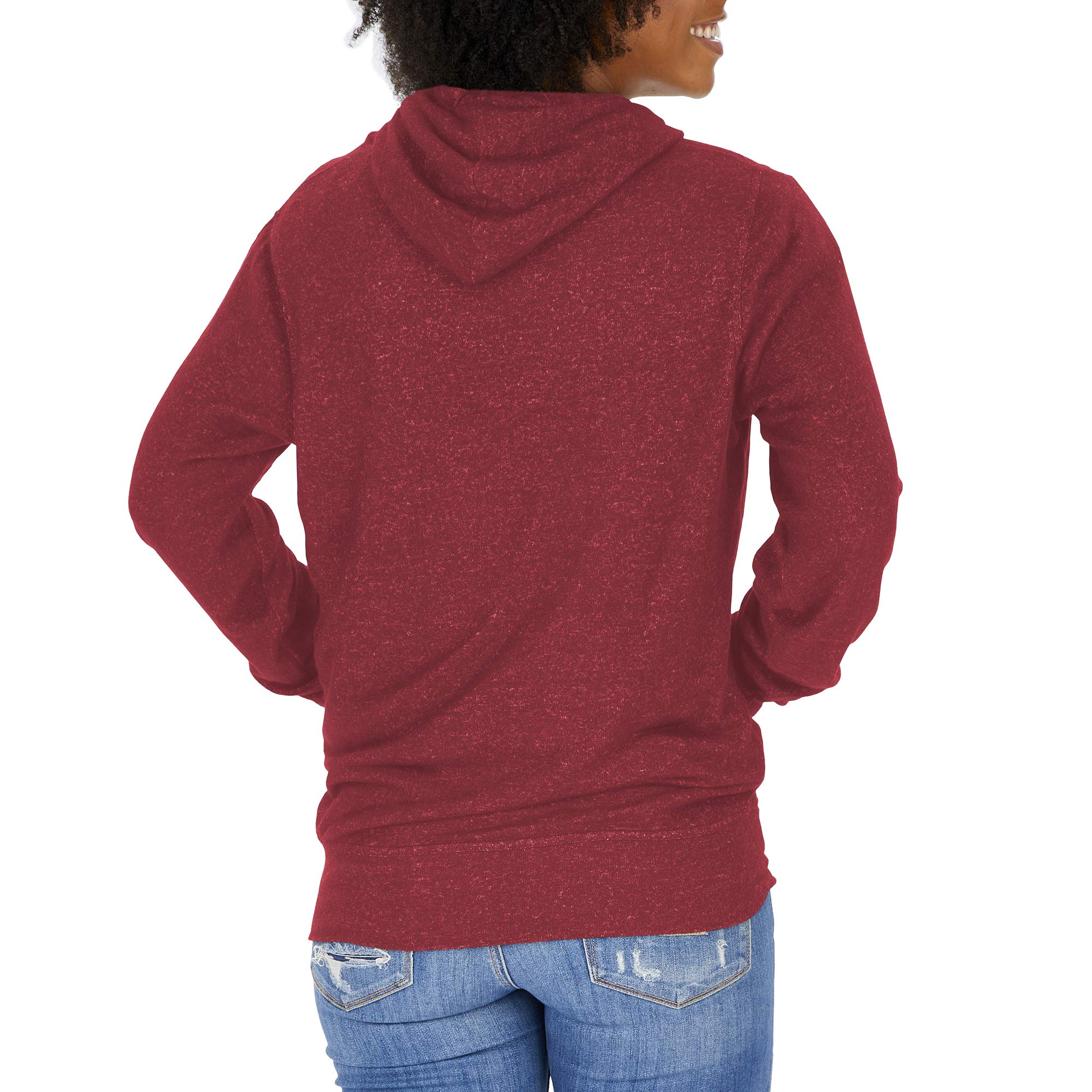 Zubaz Women's Soft Fleece Hoodie - Cozy Pullover Sweatshirt for Casual Wear, Lounge & Outdoor Activities