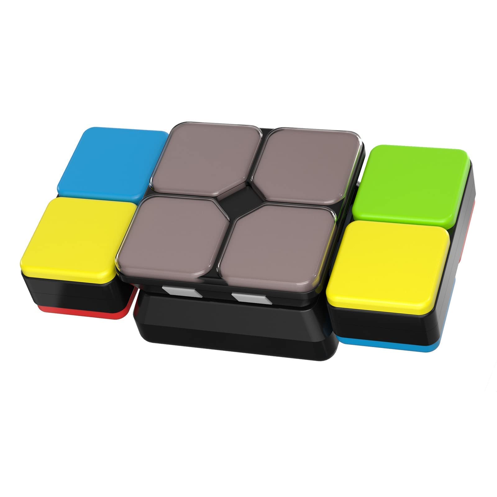 **Electronic Handheld Game - 4-in-1 Logic Puzzle & Fidget Toy for Kids Ages 6-12 | Flip & Slide Brain Teaser with 4 Game Modes | Fun Stress Relief & Travel Toy for Boys & Girls | Perfect Gift for Birthday & Classroom**