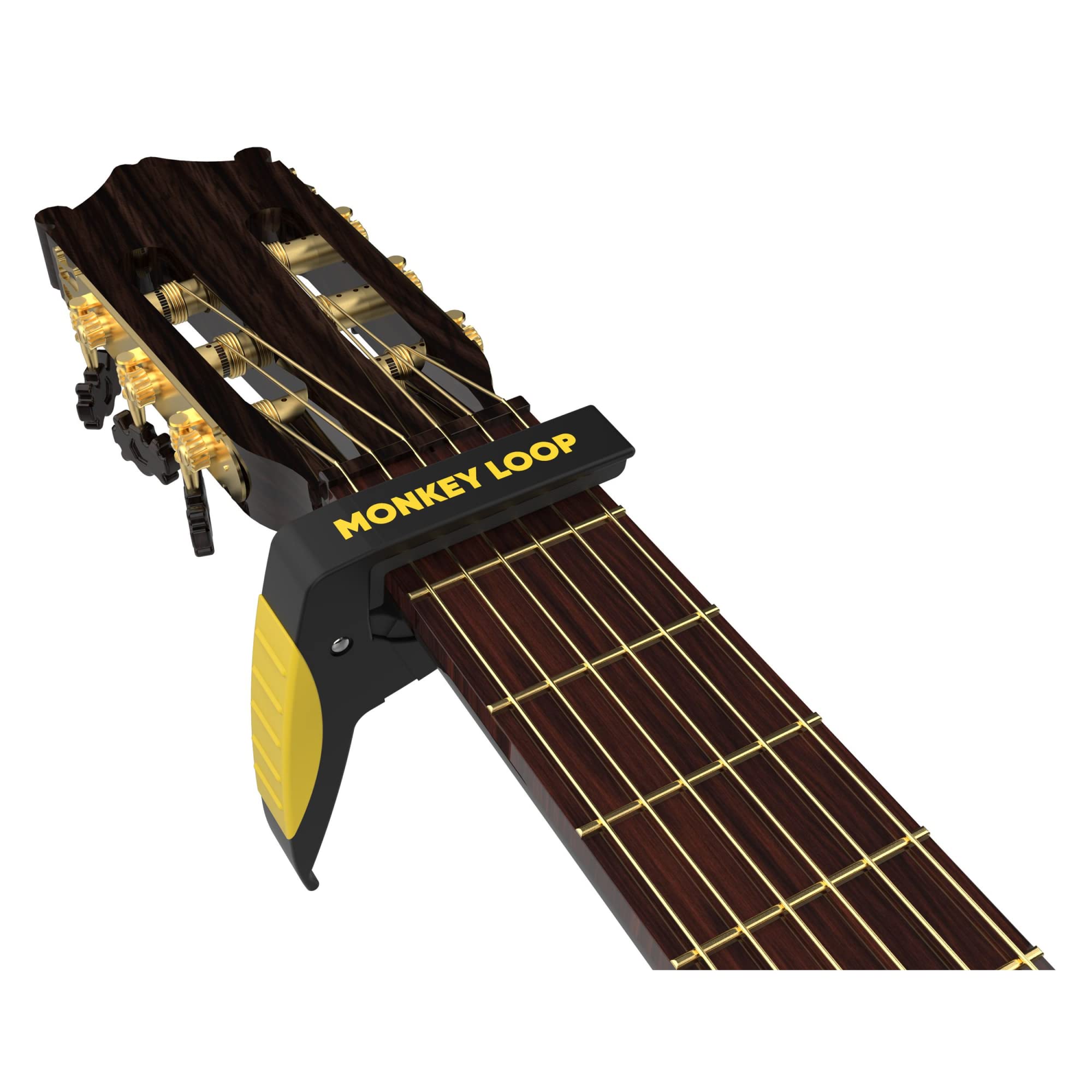 Premium Guitar Capo - Monkey Loop Prime Capo for Classical & Acoustic Guitars - Quick Clamp, Easy Adjust - Perfect for Live Performances & Studio Sessions