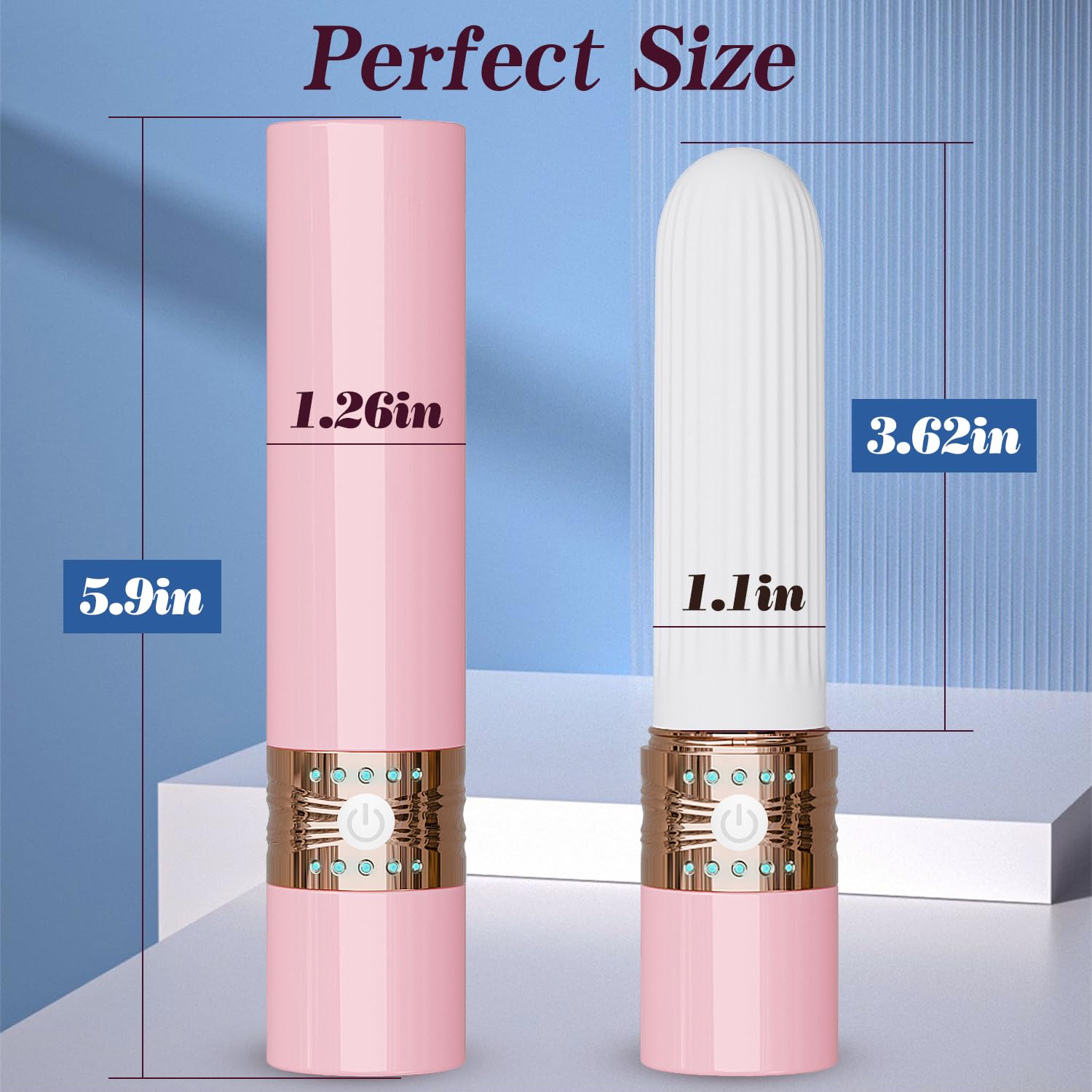 2 in 1 Licking & Vibration Bullet Vibrator - Mini G Spot & Clitoral Stimulator for Women, Powerful Tongue Licking & Strong Vibration Adult Sex Toy - Perfect for Solo Play & Couples Intimacy