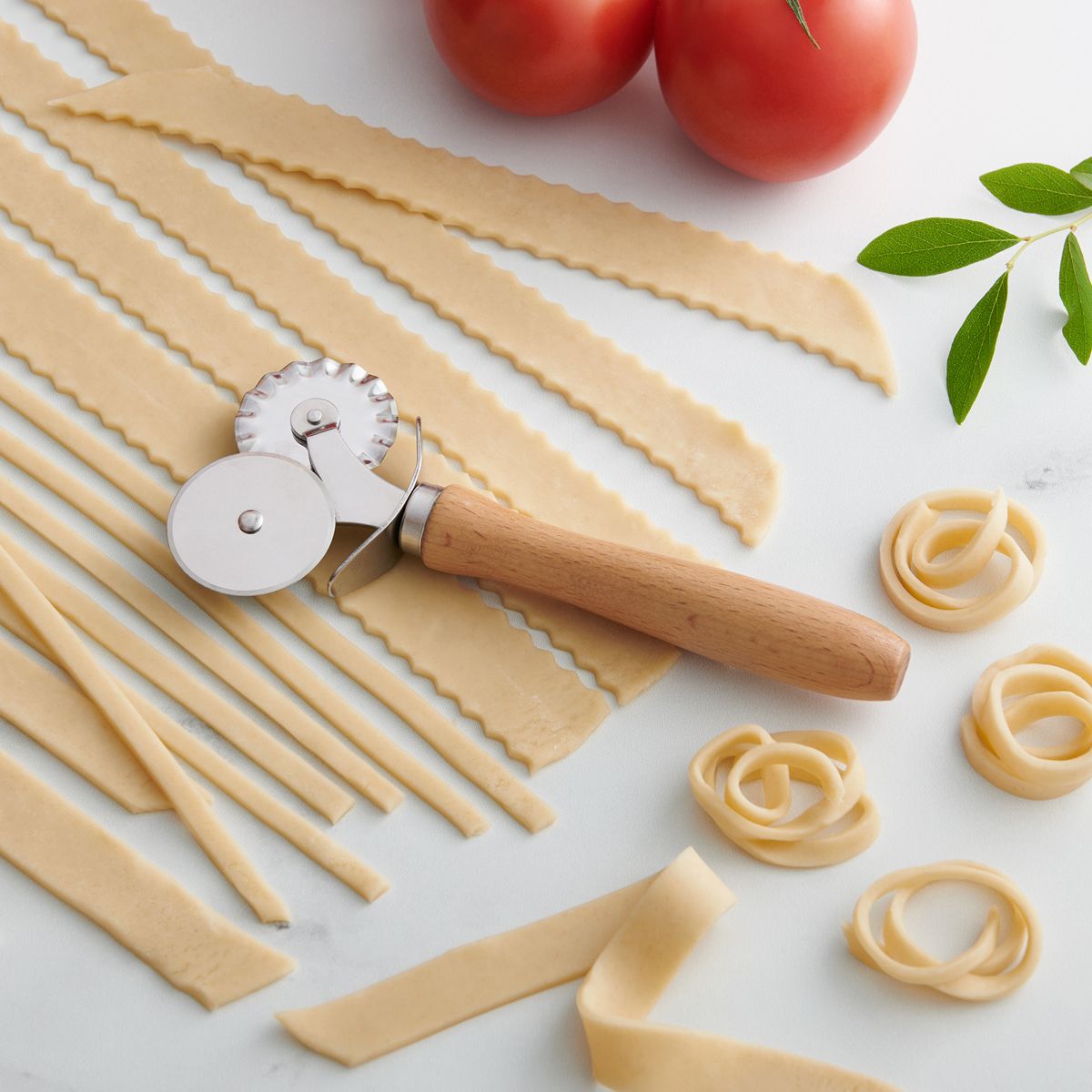 Fante's Cousin Rosa's Double Pastry Cutter - Premium Stainless Steel Dough Cutter for Baking Pies, Cookies & Pastries | Perfect for Home Bakers & Professional Chefs