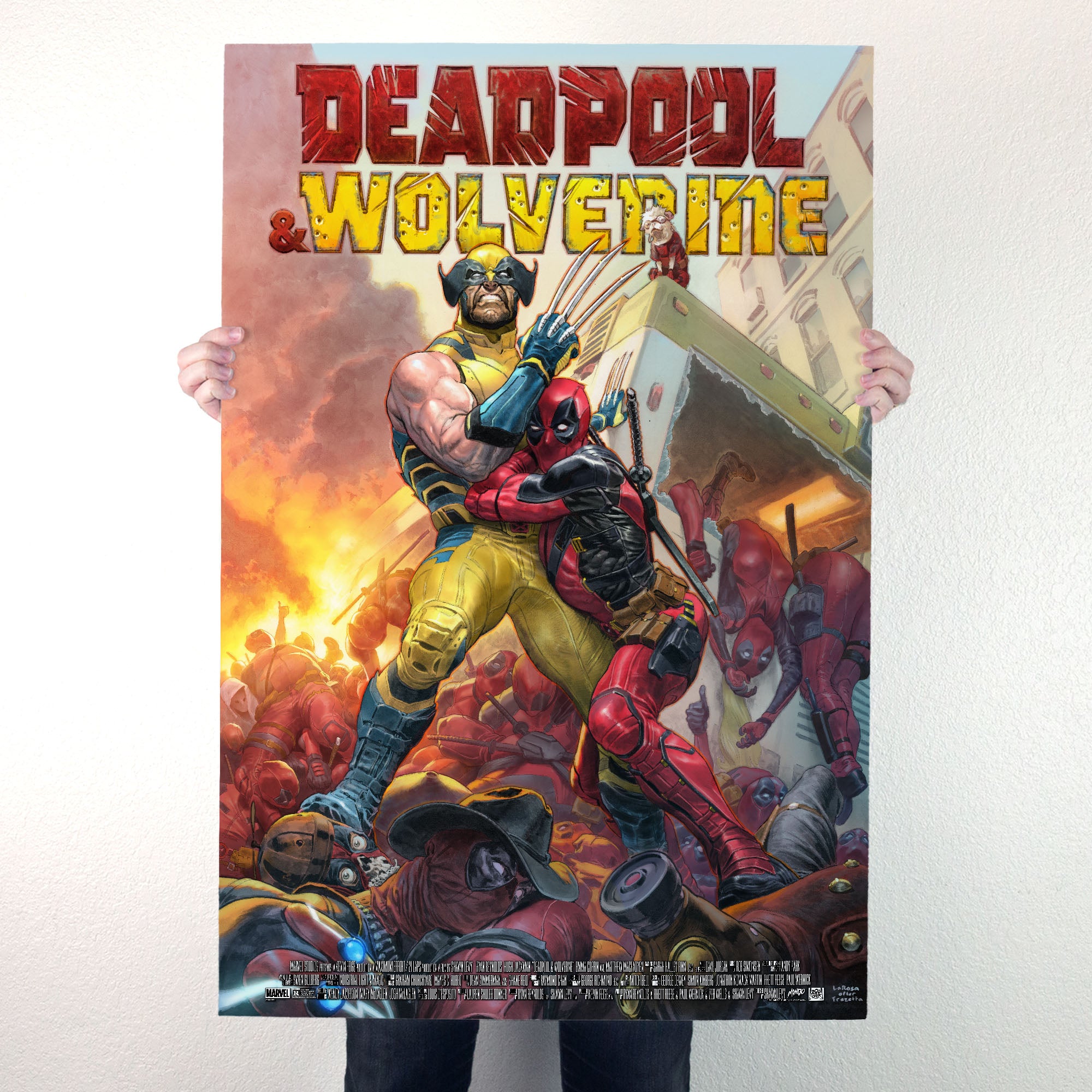 Deadpool & Wolverine Movie Poster - Premium Quality Print for Home, Office & Fan Collection - Perfect for Marvel Fans & Comic Book Decor
