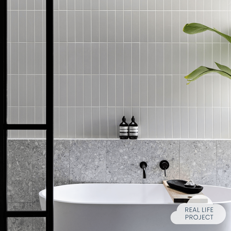 Premium Riverton Matte Grey Subway Tile - Classic 3x6 Ceramic Wall Tile for Kitchen Backsplash, Bathroom & Shower - Waterproof & Easy to Clean