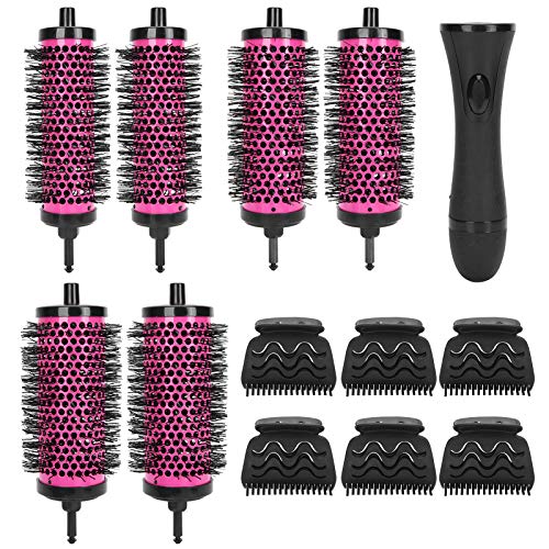Professional Detachable Comb Barrel Roll Hair Brush - High Stretch Nylon Teeth for Comfortable Styling | Perfect for Home Hair Care & Salon Use
