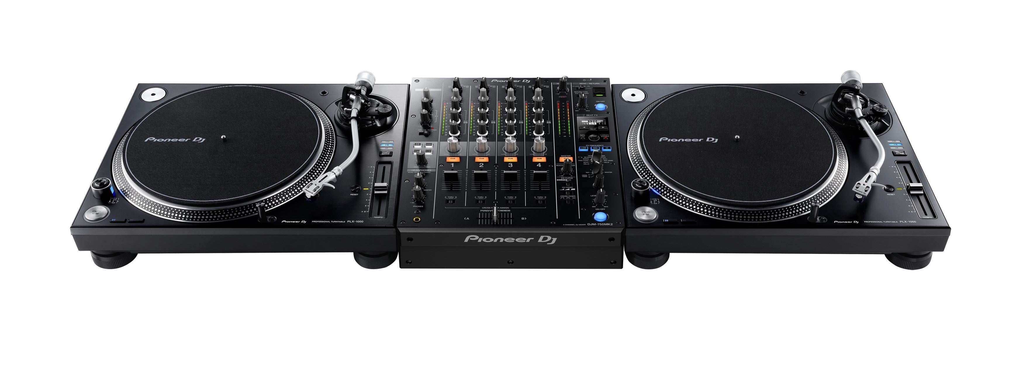 Pioneer DJM-750MK2 Professional 4-Channel DJ Mixer - High-Performance Audio Mixing for Clubs, Events & Home DJing