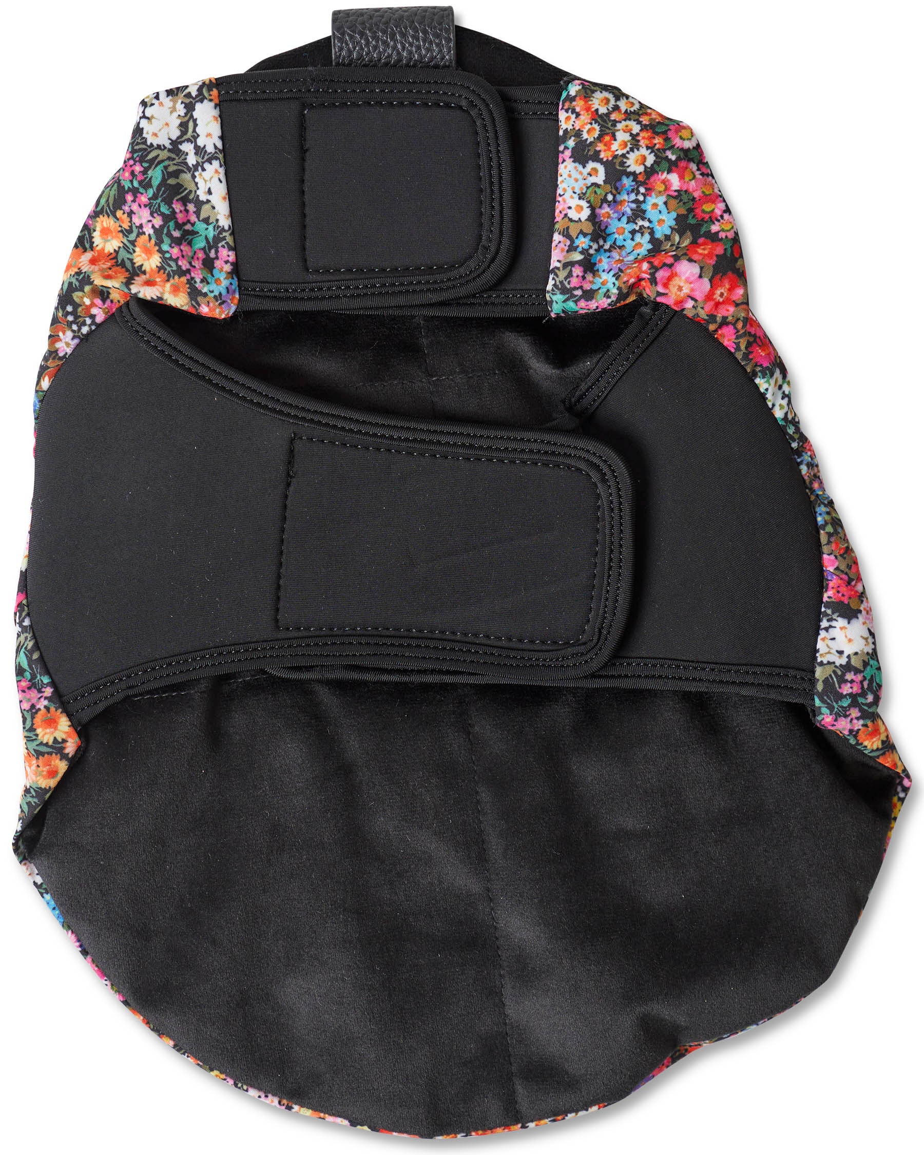Forever Floral Black Dog Jacket - Waterproof & Stylish Pet Coat for Small to Medium Dogs - Perfect for Outdoor Walks, Winter Protection & Fashionable Pet Apparel