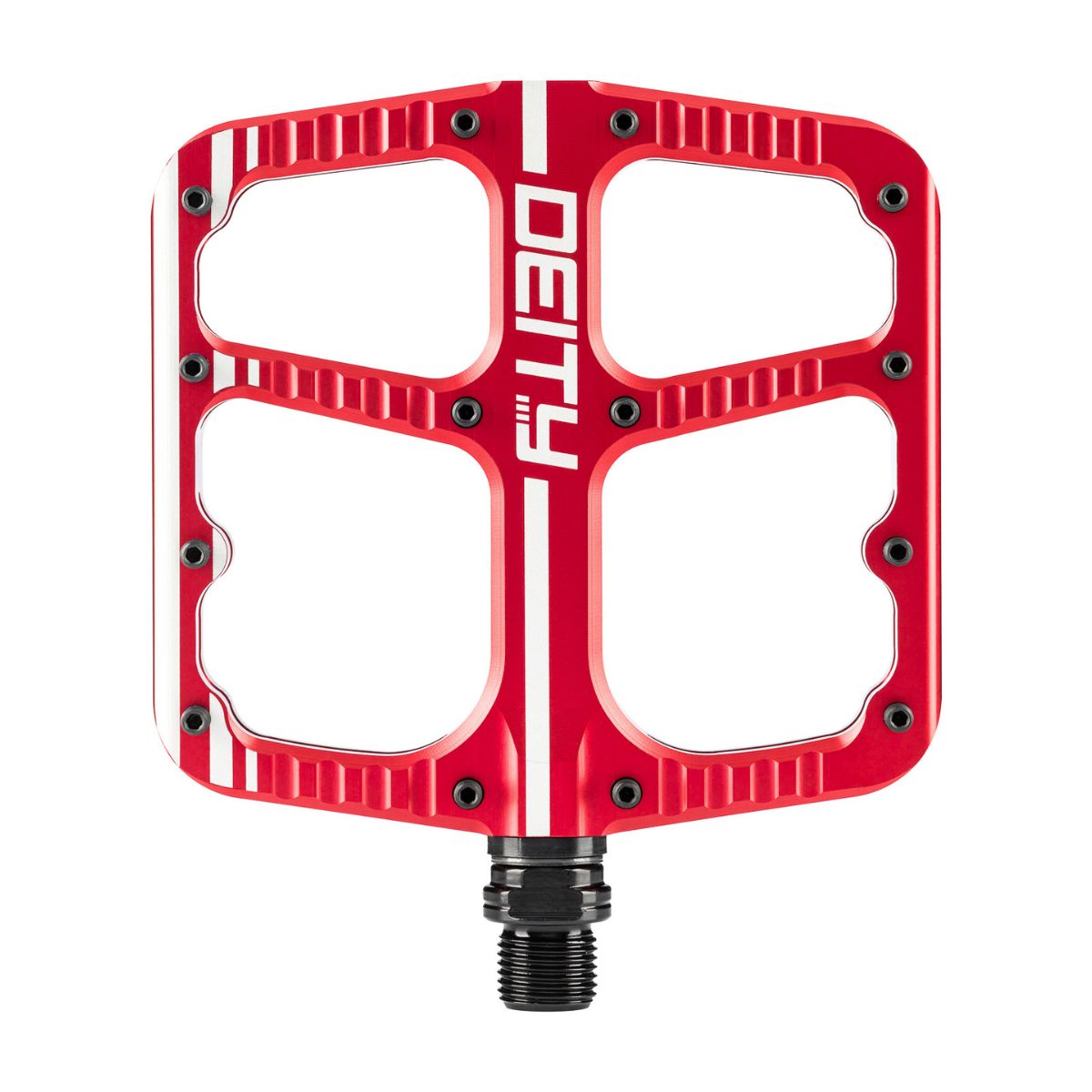 Deity Flat Trak Pedal - High-Performance BMX & Mountain Bike Pedals for Extreme Sports & Cycling Enthusiasts | Ideal for Dirt Jumps, Street Riding & Trail Adventures
