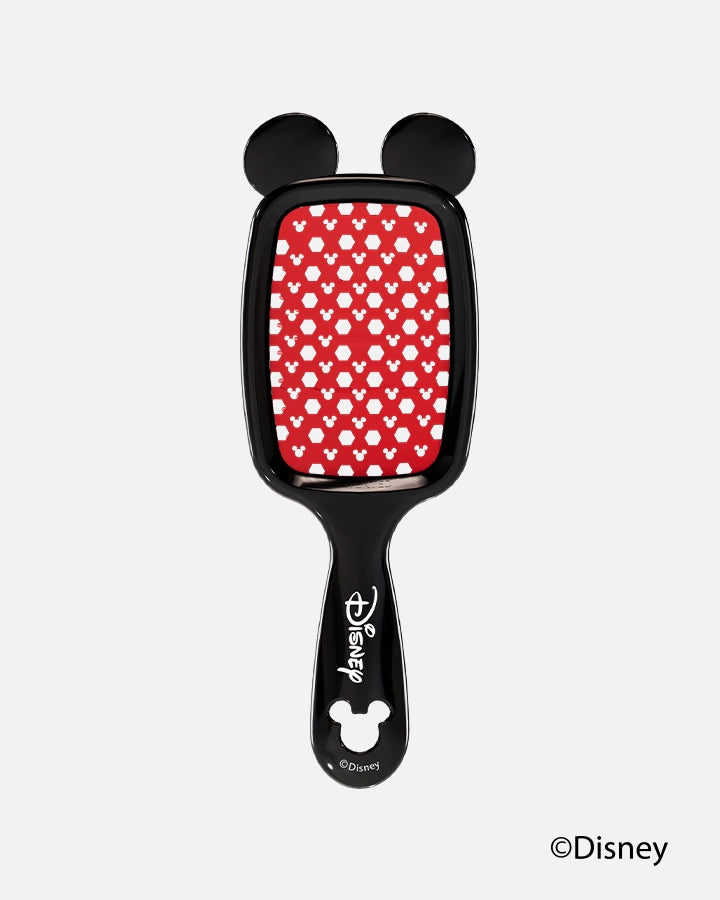 Disney Mickey Mouse & Minnie Mouse Detangling Brush Set - Gentle Hair Brush for Kids & Adults - Perfect for Travel, Home & Salon Use