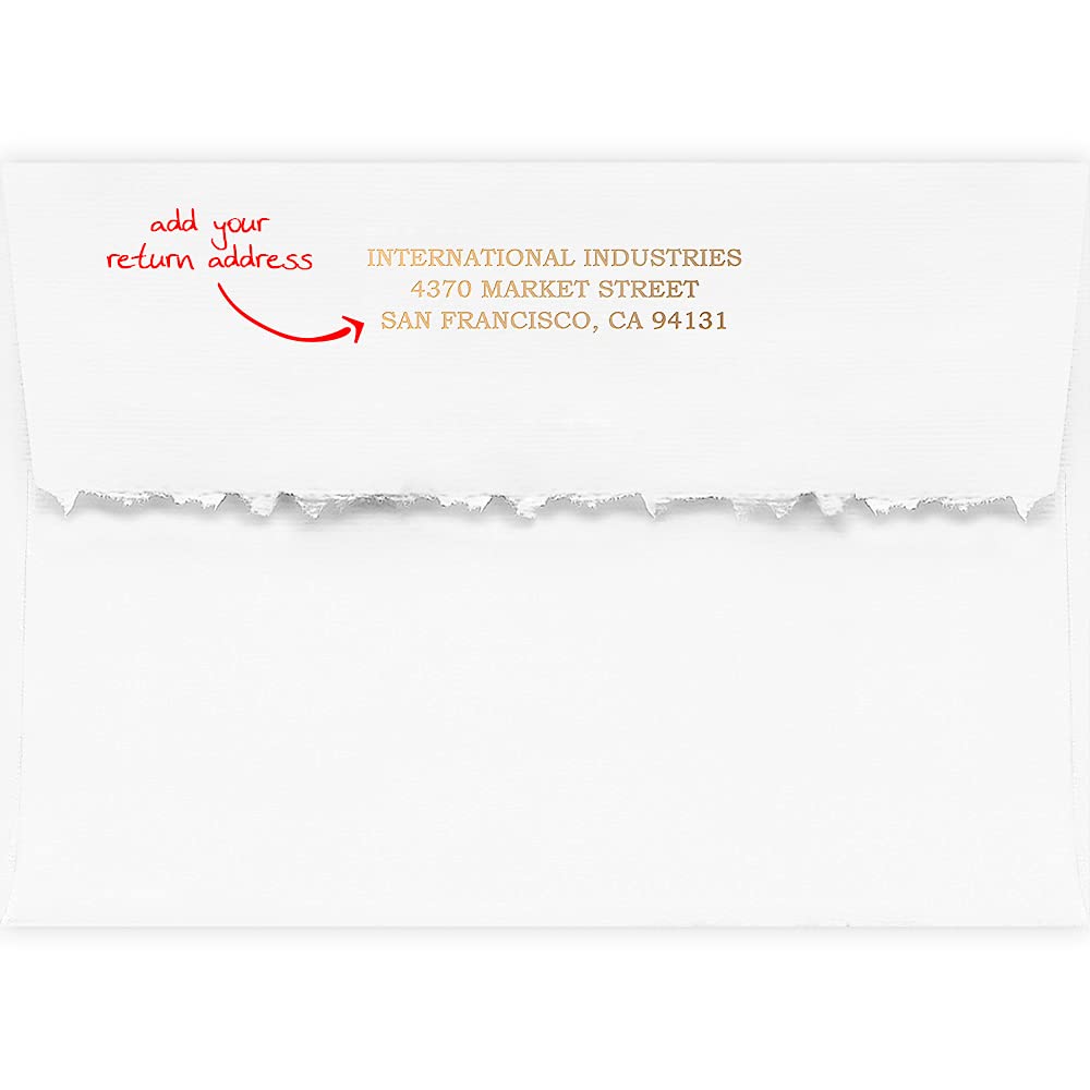 25 Personalized Christmas Cards with Foil-Lined Envelopes - Shimmering Snowflake Trio Design for Holiday Greetings, Business & Personal Use - Perfect for Corporate Gifts, Family & Friends Holiday Cards