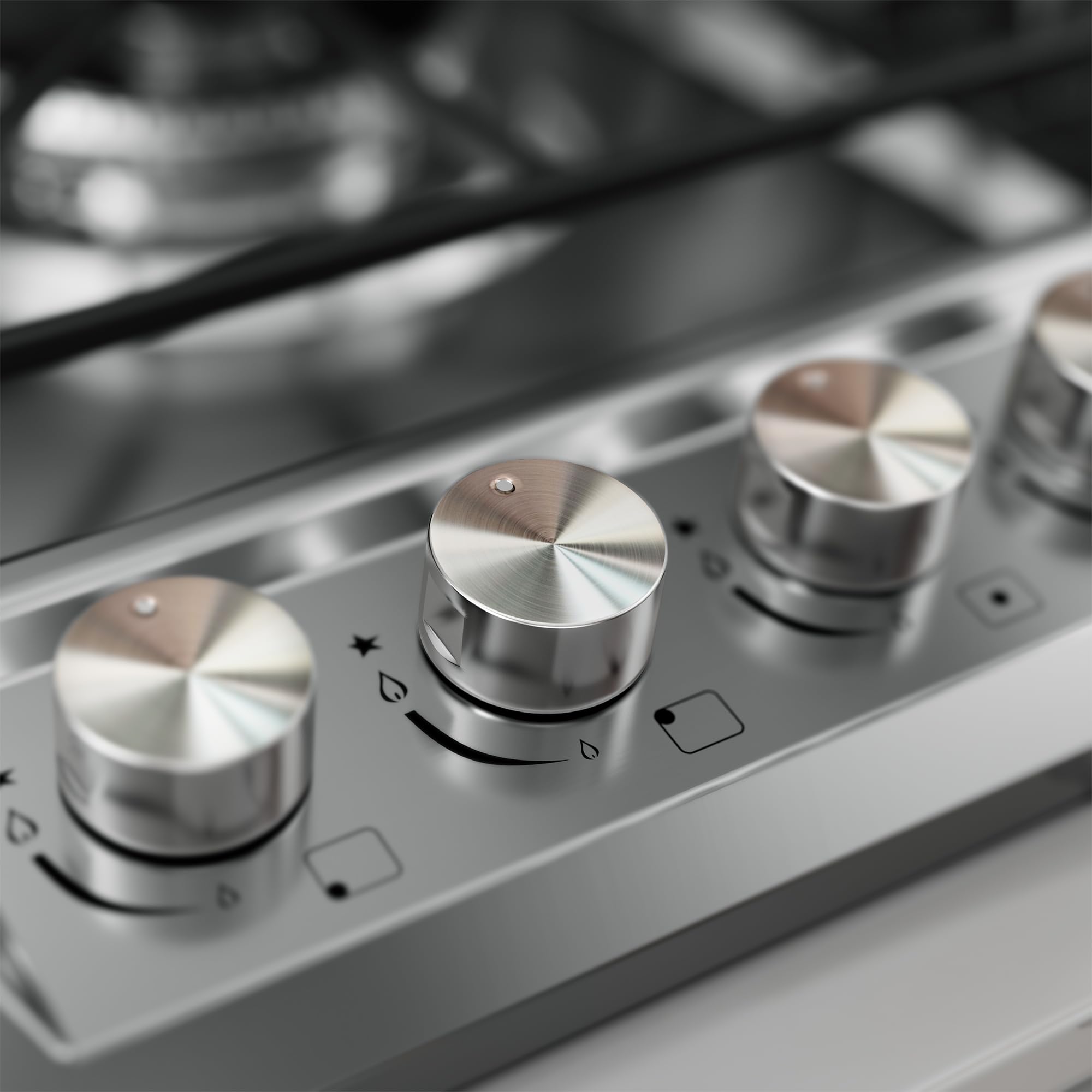 Empava 36 Inch Stainless Steel Recessed Gas Cooktop with 5 Italian SABAF Sealed Burners - NG/LPG Convertible - Perfect for Modern Kitchens and Professional Cooking