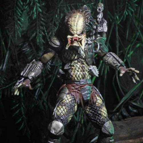 NECA Predator 30th Anniversary Jungle Hunter Unmasked Action Figure - Collectible Movie Toy for Fans, Gift for Predator Lovers - Perfect for Display, Photography, and Action Figure Collections