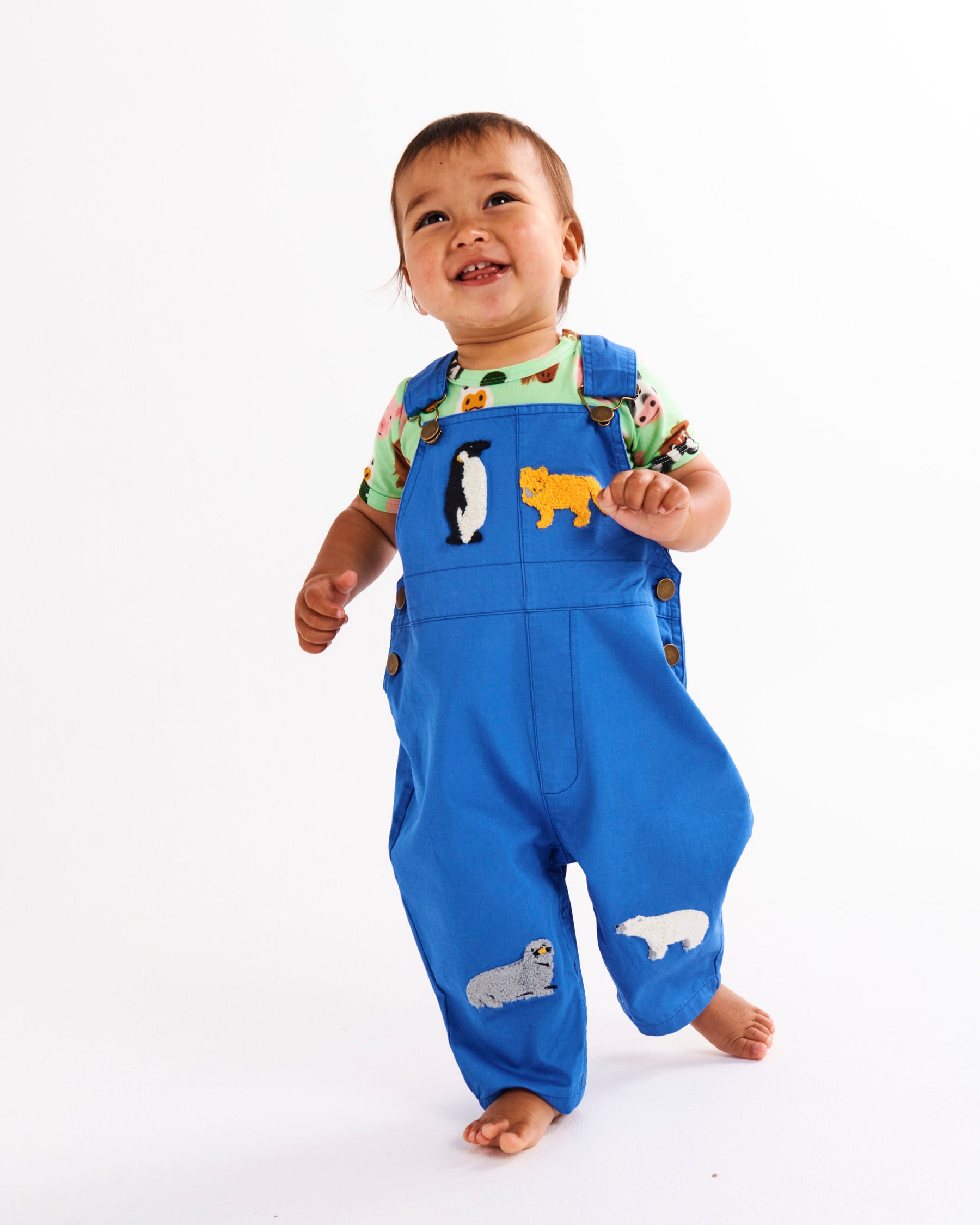 Arctic Circle Baby Cotton Drill Overalls - Soft & Durable Unisex Romper for Infants & Toddlers - Perfect for Playtime, Daycare & Outdoor Adventures