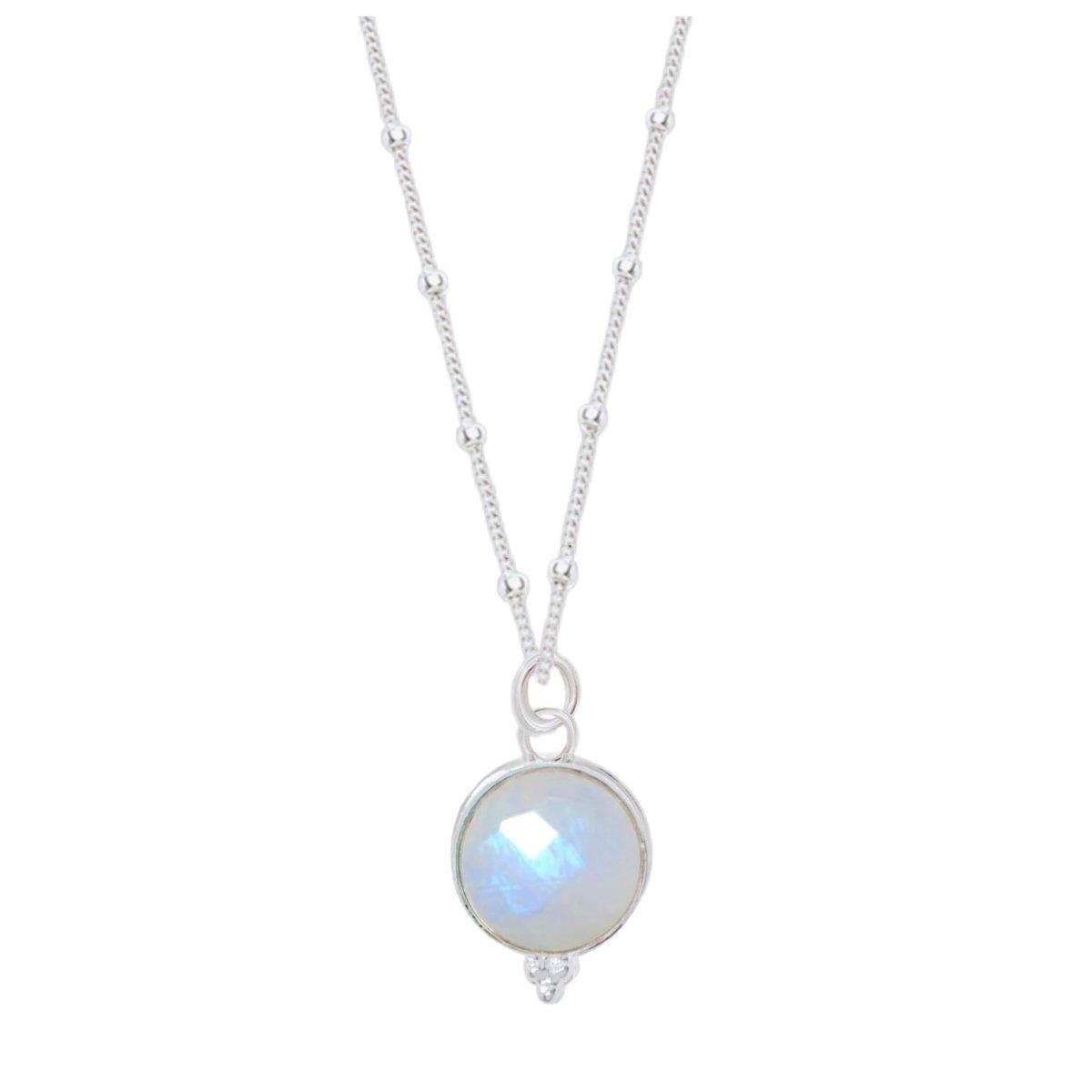 Laihas Free Spirit Moonstone Necklace - Elegant Healing Crystal Jewelry for Women | Perfect for Meditation, Yoga & Boho Fashion