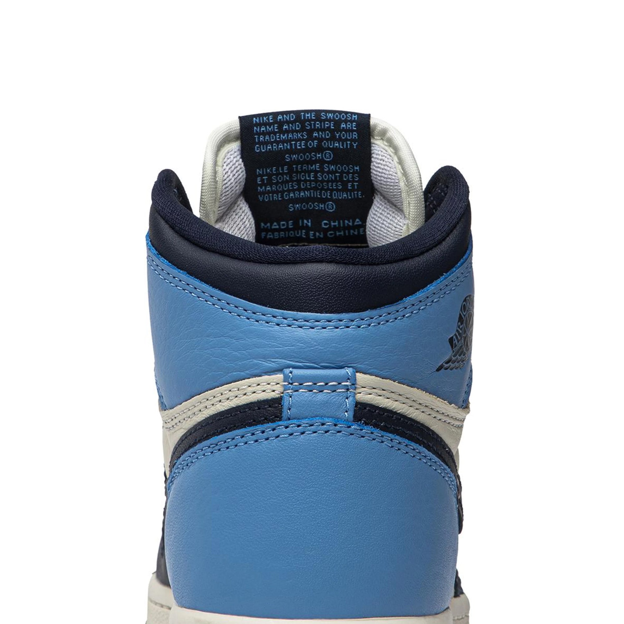 Air Jordan 1 Retro High 'Obsidian' GS Sneakers (2019 Release) - Classic Basketball Shoes for Women & Girls - Perfect for Streetwear, Casual Outfits & Sneaker Collectors