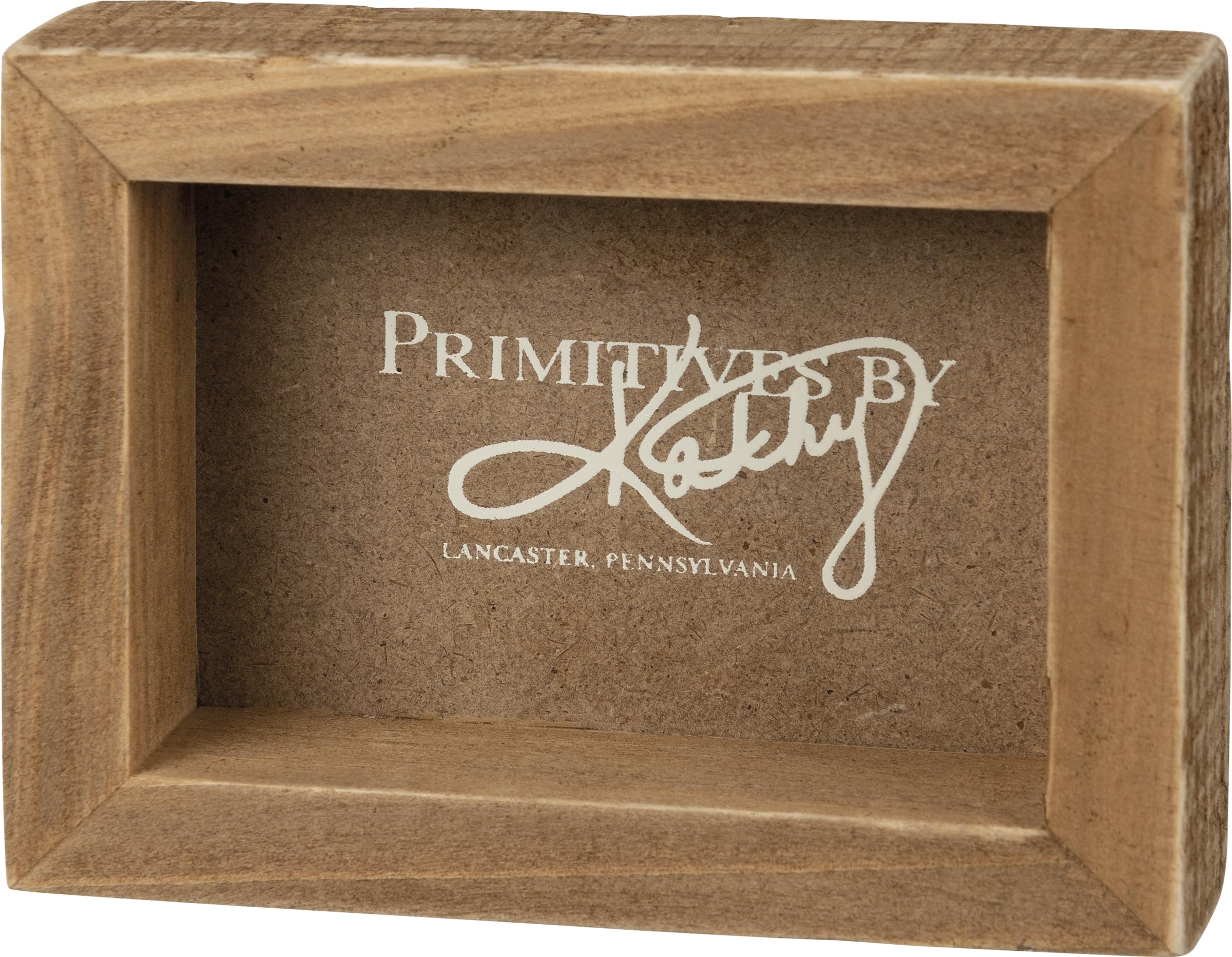 Primitives by Kathy Mini Blessings Box Sign - Rustic Farmhouse Decor for Home, Kitchen, or Gift Giving