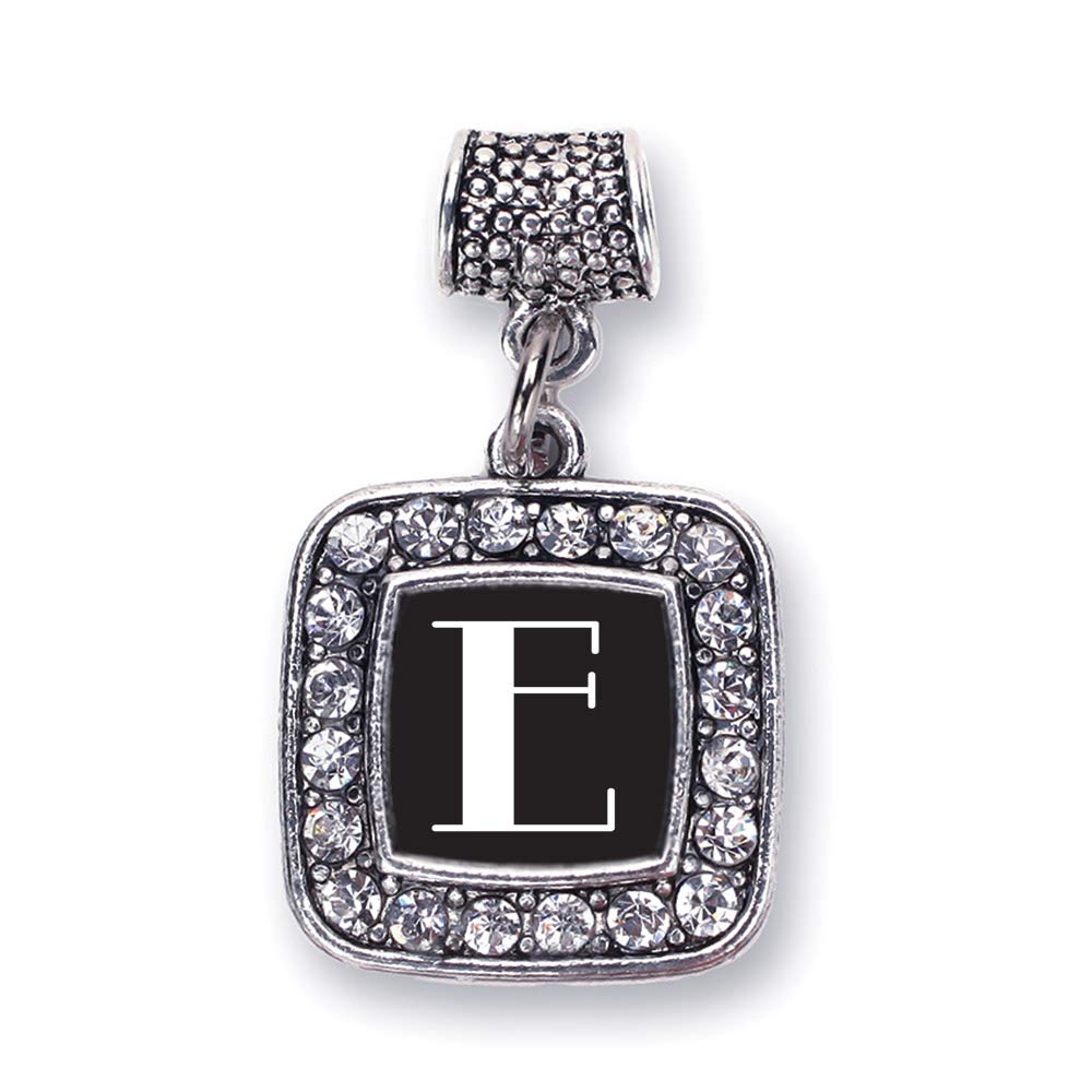 Inspired Silver - Sterling Silver Square Charm Bracelet with Cubic Zirconia | Elegant Jewelry Gift for Women | Perfect for Anniversaries, Birthdays & Special Occasions