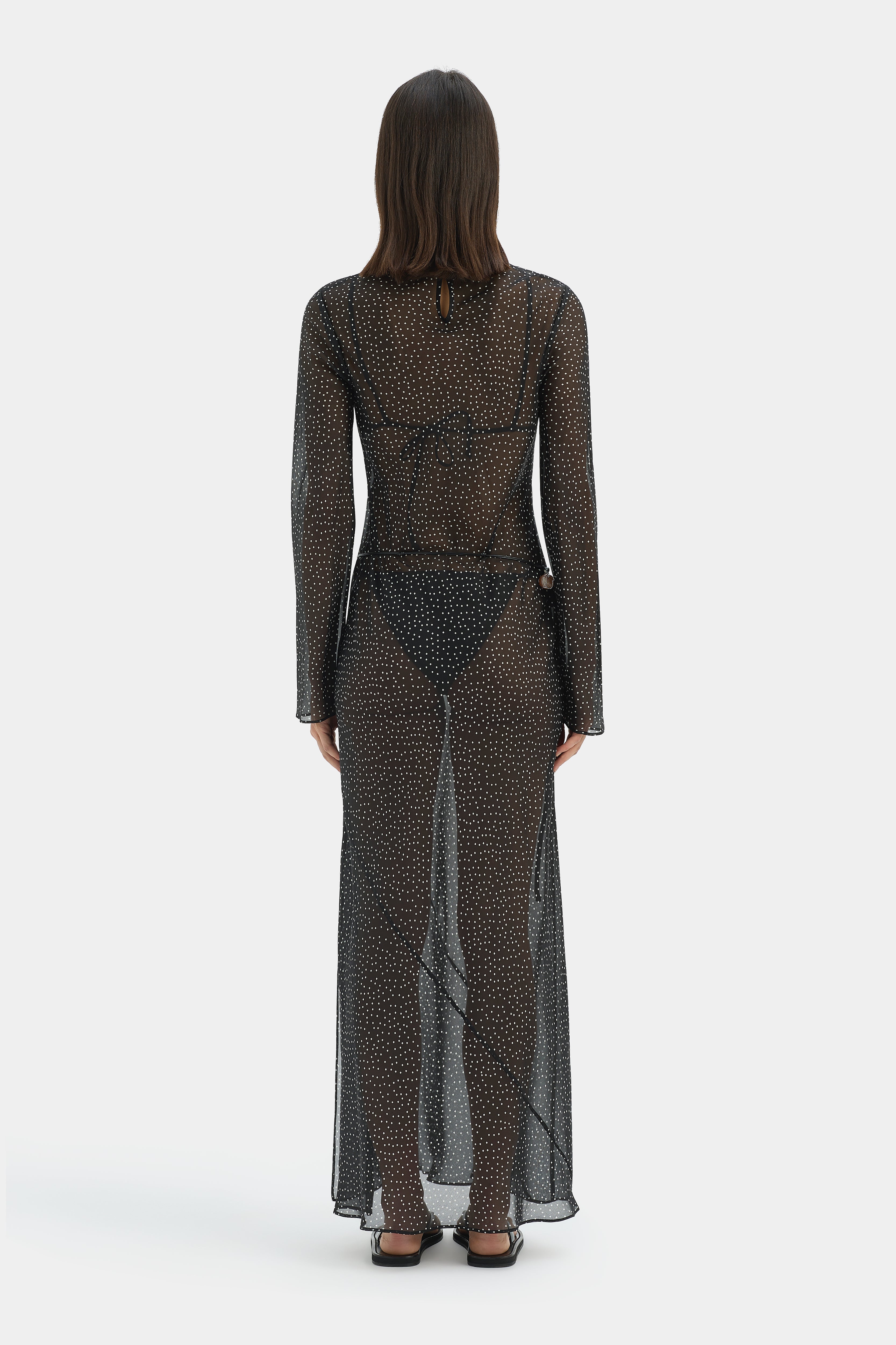 Lisander Women's Long Sleeve Dress - Elegant Flowy Casual & Formal Dress for Work, Party, Date Night and Special Occasions