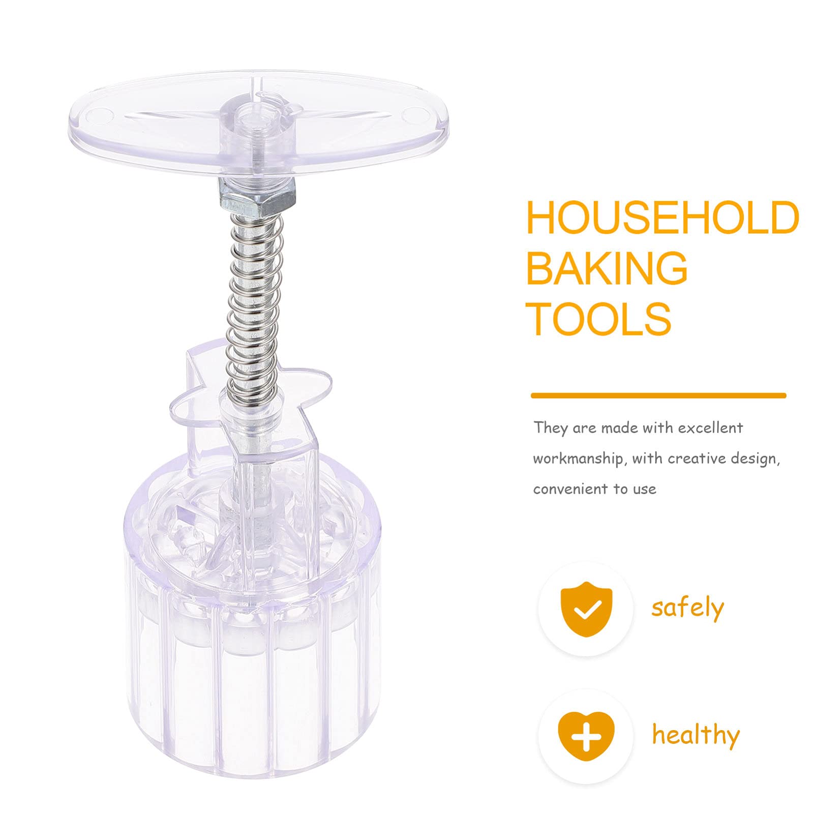 Premium Mooncake Molds Set - 6-Piece DIY Baking Tools for Mooncakes, Pastries & Desserts | Non-Stick Kitchen Baking Supplies | Perfect for Mid-Autumn Festival, Home Baking & Gift Making