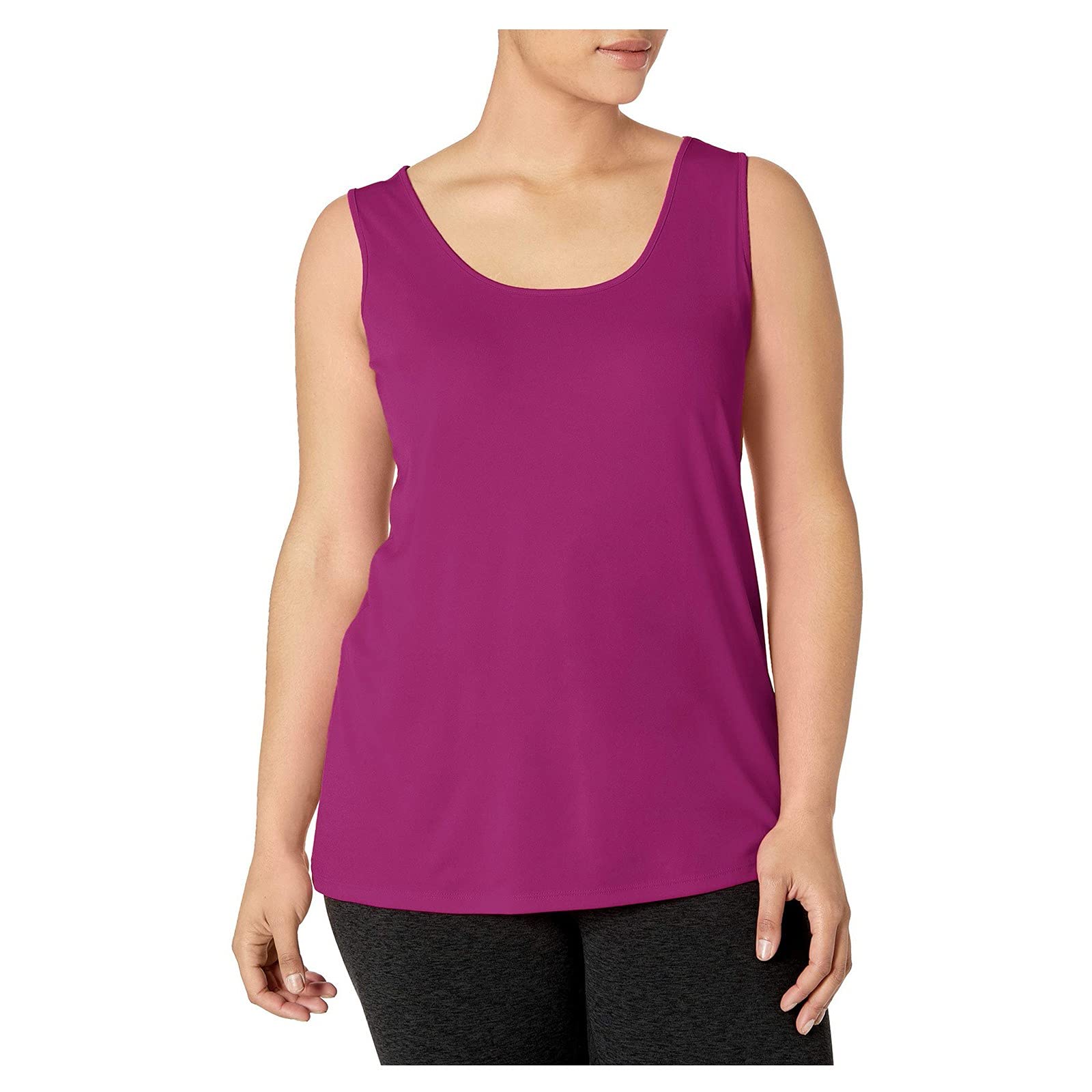 Plus Size Women's Solid Color Loose Fit Tank Top - Big & Tall Casual Vest for Women - Perfect for Summer, Gym, and Everyday Wear