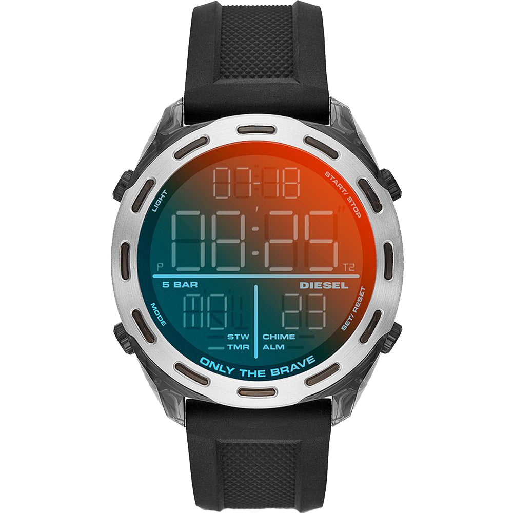 Diesel DZ1893 Crusher Digital Watch for Men - Stylish Waterproof Sports Chronograph with Date Display - Perfect for Outdoor Activities, Workouts, and Everyday Wear