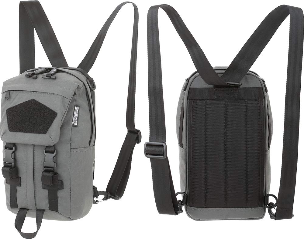 Maxpedition Small Dark Blue Convertible Backpack - Durable Tactical Daypack for Hiking, Travel & Outdoor Adventures