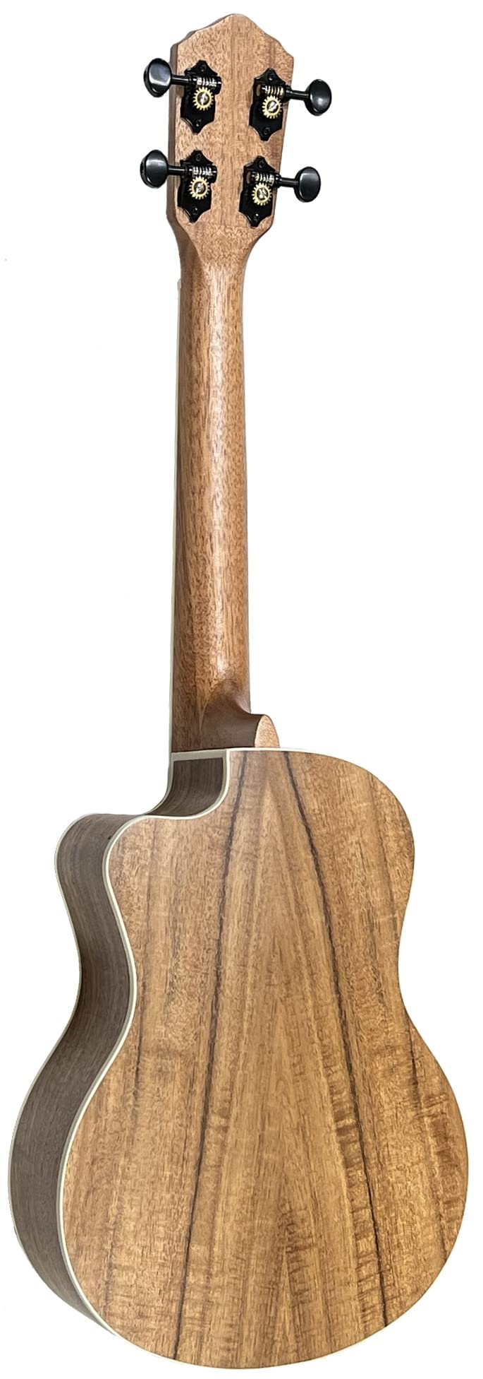 Oscar Schmidt OU6LCE Acoustic Electric Tenor Ukulele - Professional 4-String Hawaiian Guitar with Built-in Tuner & Pickup for Live Performances, Recording & Travel