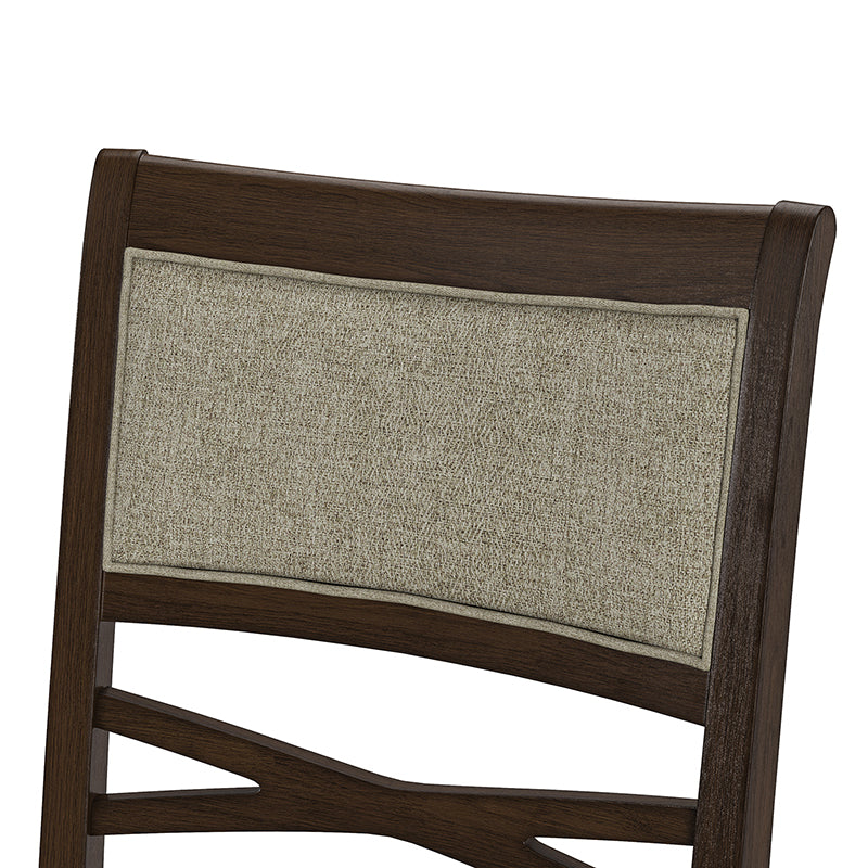 Emilio Classic Dining Chairs Set of 2 - Solid Wood Legs, Modern Kitchen & Dining Room Furniture for Home Decor