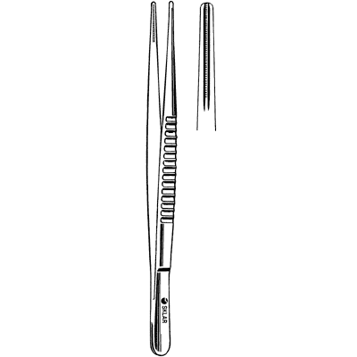 DeBakey Atraumatic Tissue Forceps 7.75