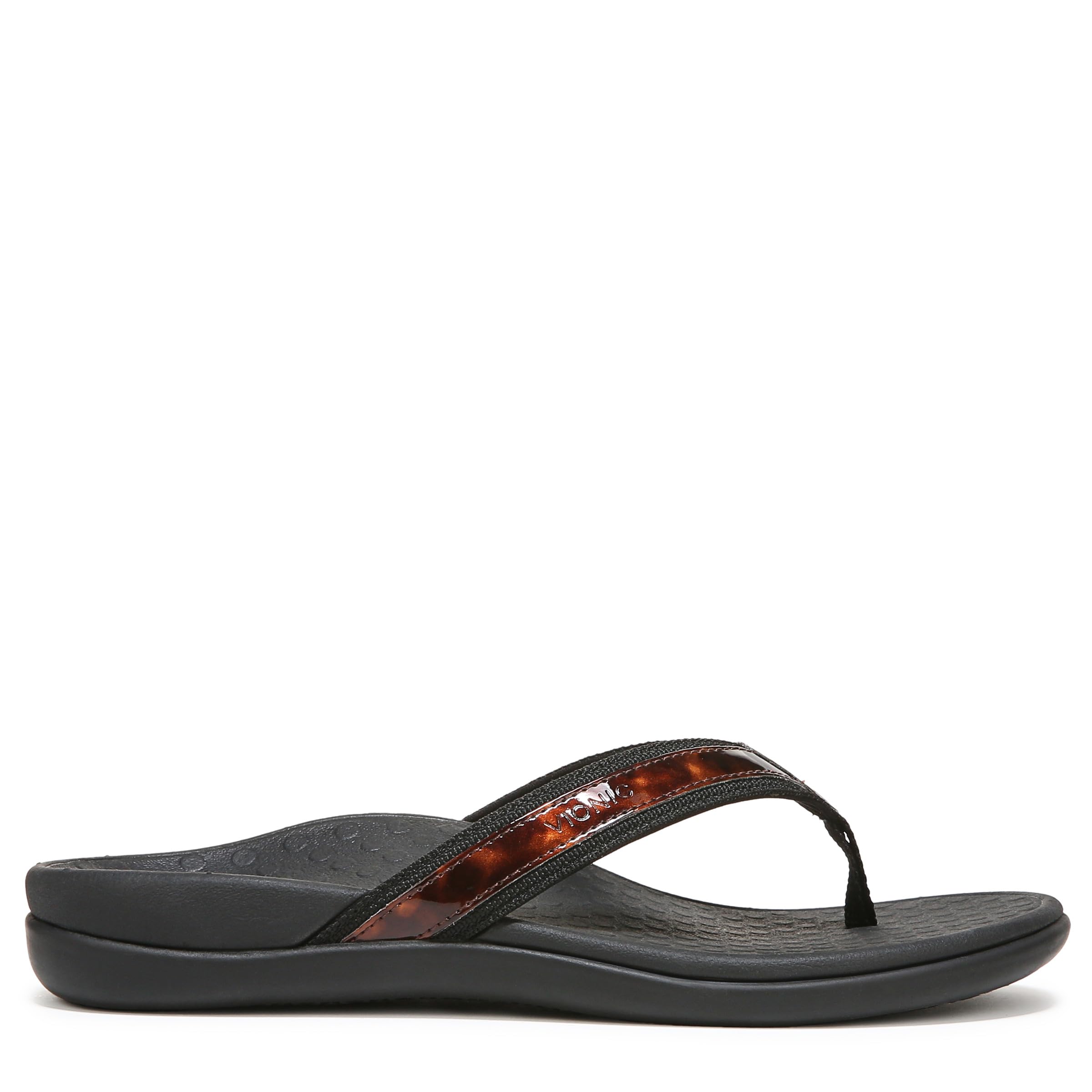 Vionic Women's Tide Toe Post Sandals - Orthotic Arch Support Flip Flops for Plantar Fasciitis Relief - Perfect for Beach, Pool & Summer Walking