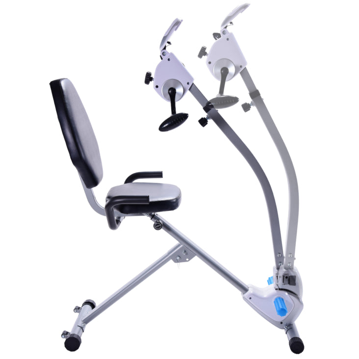 Stamina Seated Upper Body Exercise Bike - Portable Arm & Shoulder Workout Equipment for Home & Office Use - Perfect for Physical Therapy, Rehabilitation & Fitness Training
