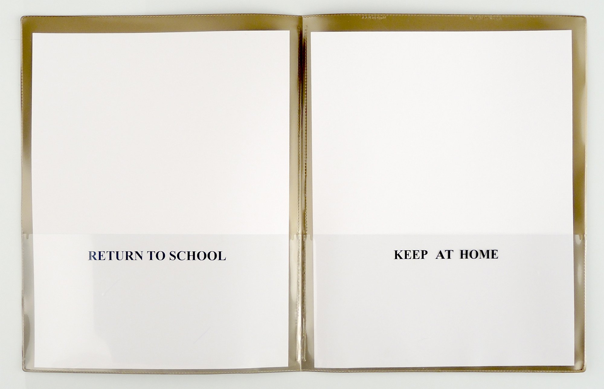 StoreSMART® 30-Pack Gold Plastic School & Home Folders - Durable Archival Homework & Document Organizers - Made in USA - Perfect for Classroom, Office & Home Organization (SH900SV-G30)