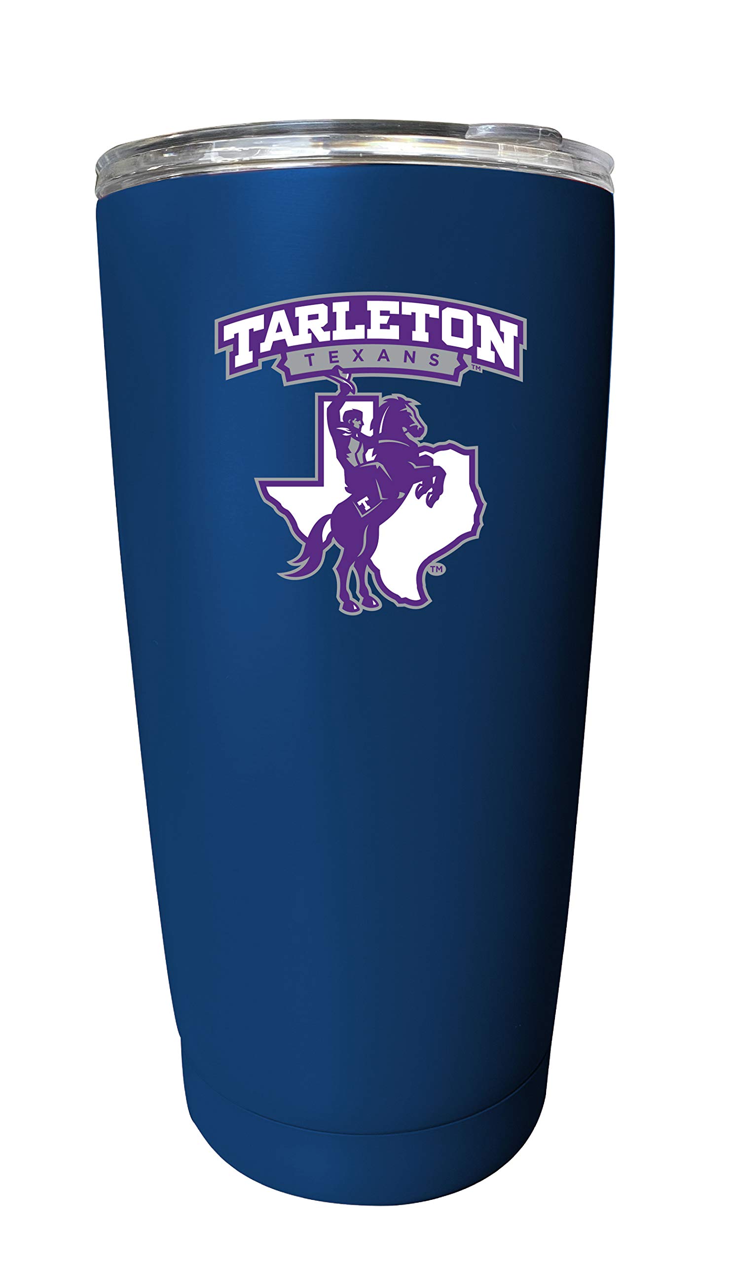 Official Tarleton State University 16oz Insulated Stainless Steel Tumbler - Navy Blue, Leak-Proof Travel Mug for Hot & Cold Drinks - Perfect for College Students, Alumni & Fans - Great for Campus, Office & Outdoor Activities