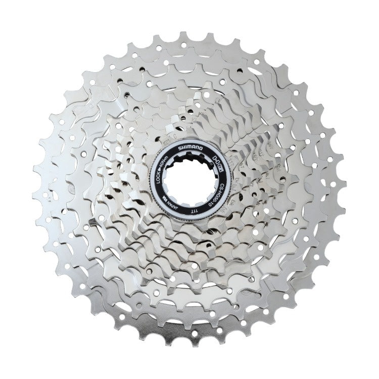 Shimano CS-HG50 10-Speed Cassette - 10-Speed Bicycle Drivetrain Component for Smooth Shifting | Perfect for Road Bikes, Mountain Bikes & Commuting