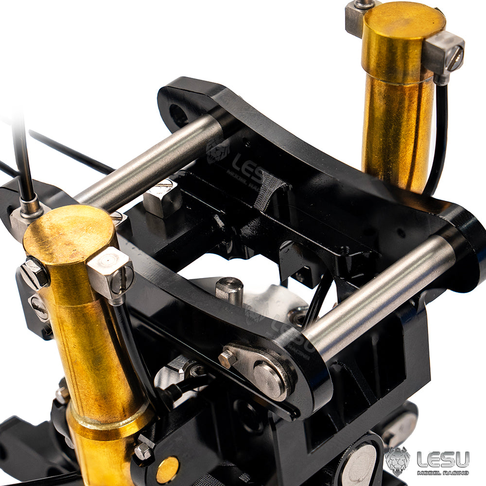 1/14 Scale LESU Aoue ET35 RC Hydraulic Excavator Metal Tiltable Bucket Grab Grapple - Quick Detachable Fixed Mount Crusher Attachment for Excavator Model - Perfect for Construction Simulation, RC Heavy Equipment Play, and DIY Engineering Projects