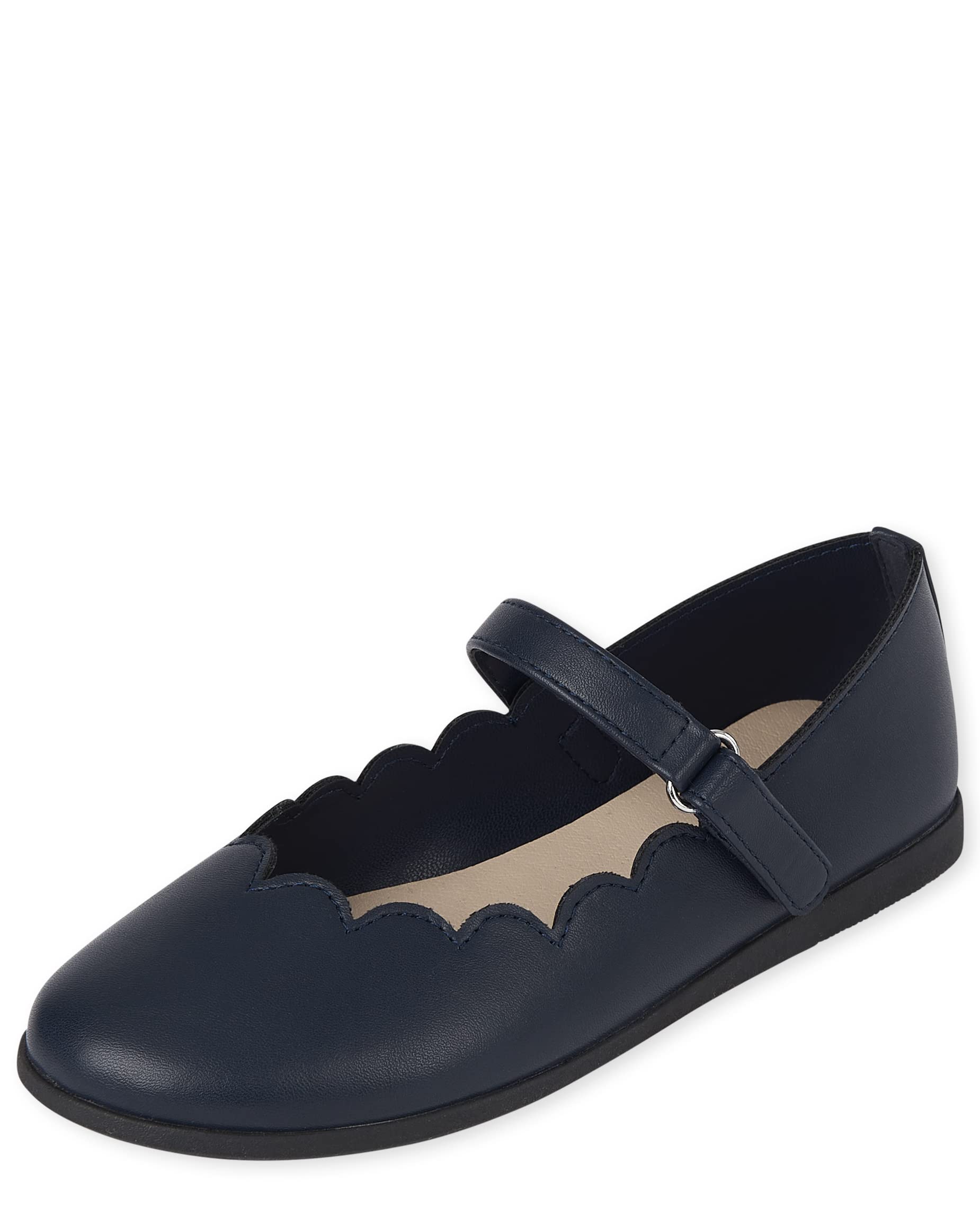 The Children's Place Girls' Closed-Toe Mary Jane Flats - Comfortable School Shoes for Toddler & Little Girls (Ages 2-8) | Perfect for School, Parties & Everyday Wear