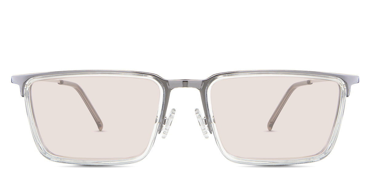 Zayn Men's Prescription Tinted Glasses - Blue Light Blocking & UV Protection for Work, Gaming & Reading