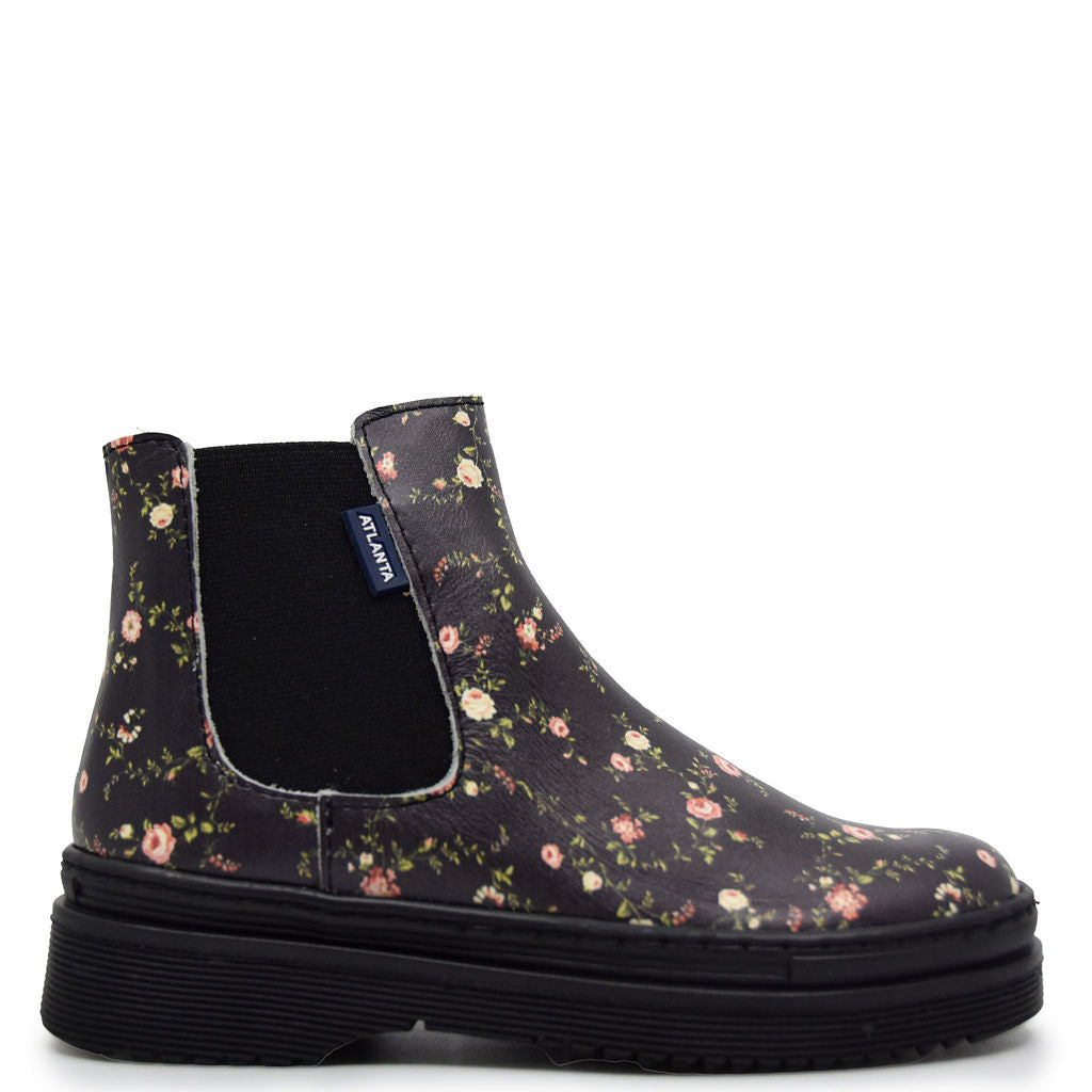 Floral Print Moccasin Booties for Women - Comfortable Slip-On Ankle Boots with Embroidery Design - Perfect for Casual Outfits, Fall Fashion, and Boho Style